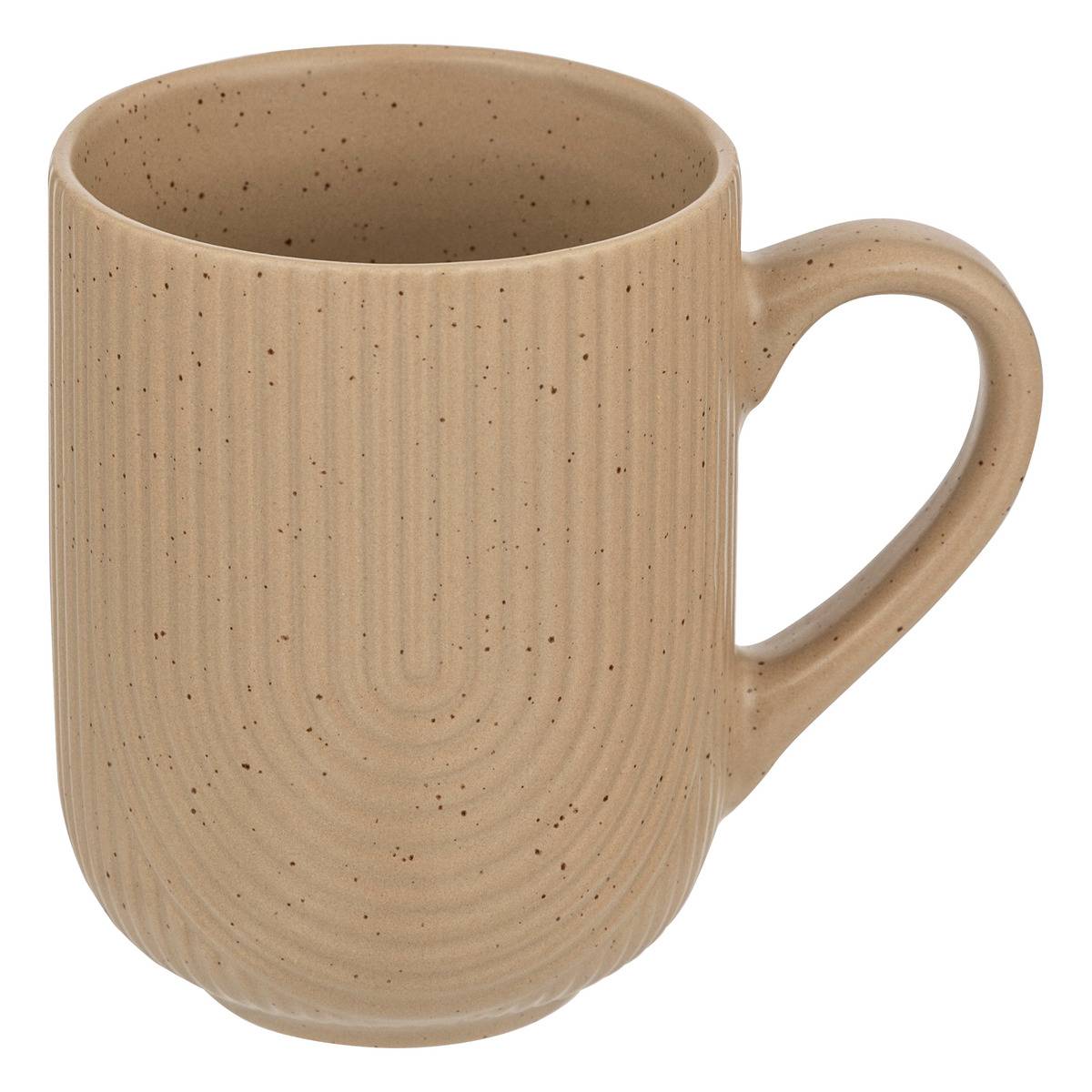 Mug "lya" En Céramique Taupe 30cl - Sg Secret De Gourmet