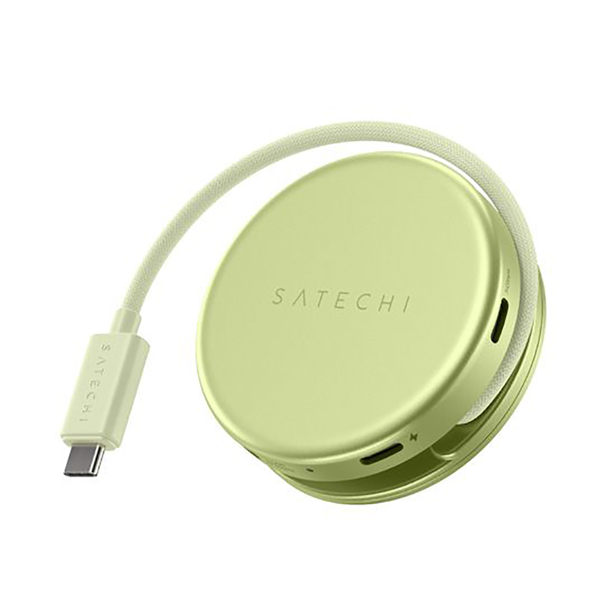 Hub Multiport 5-en-1 Usb-c Vers Hdmi / Usb-a / 2 Usb-c / Carte Sd Modèle Onthego Vert Satechi