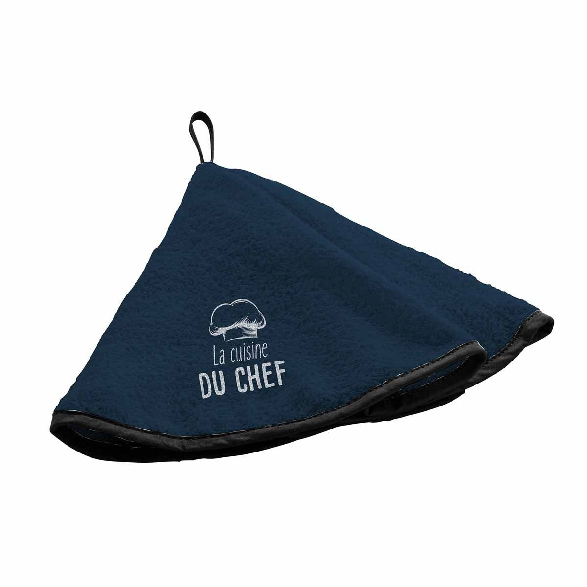 Essuie-main En Éponge "toque" 60cm Bleu Marine