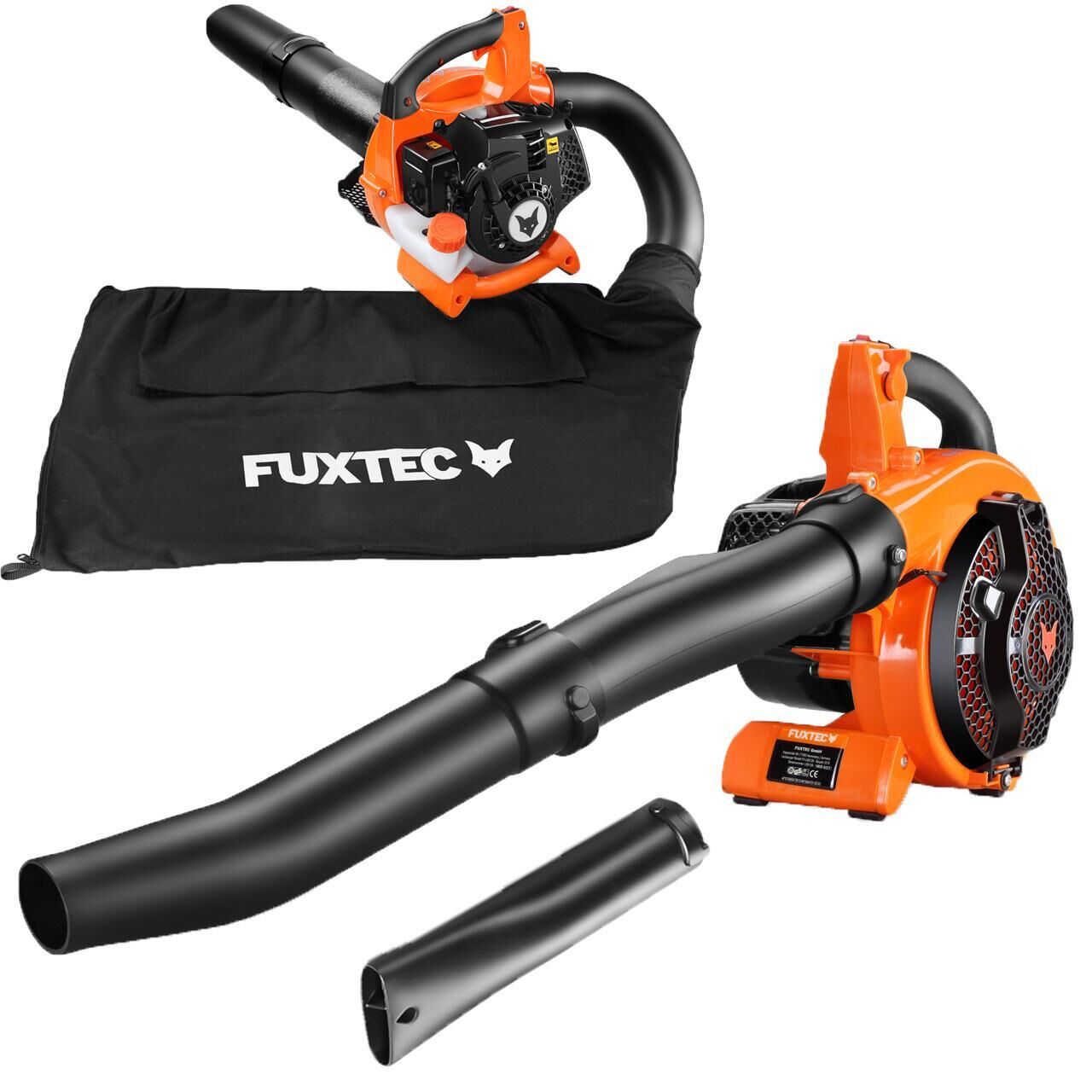 Aspirateur De Feuilles Mortes Thermique - Fuxtec Fx-lbs126 - 26cm3 4en1 2 Temps Souffleur Broyeur