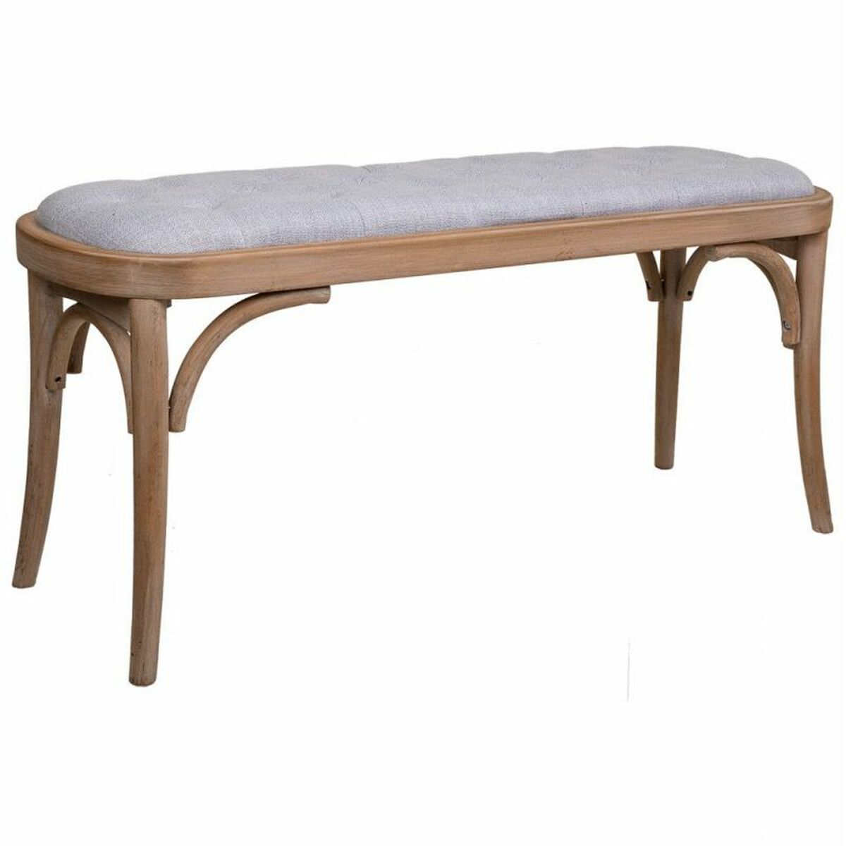 Banquette Alexandra House Living Gris Bois D'hévéa 37 X 47 X 110 Cm