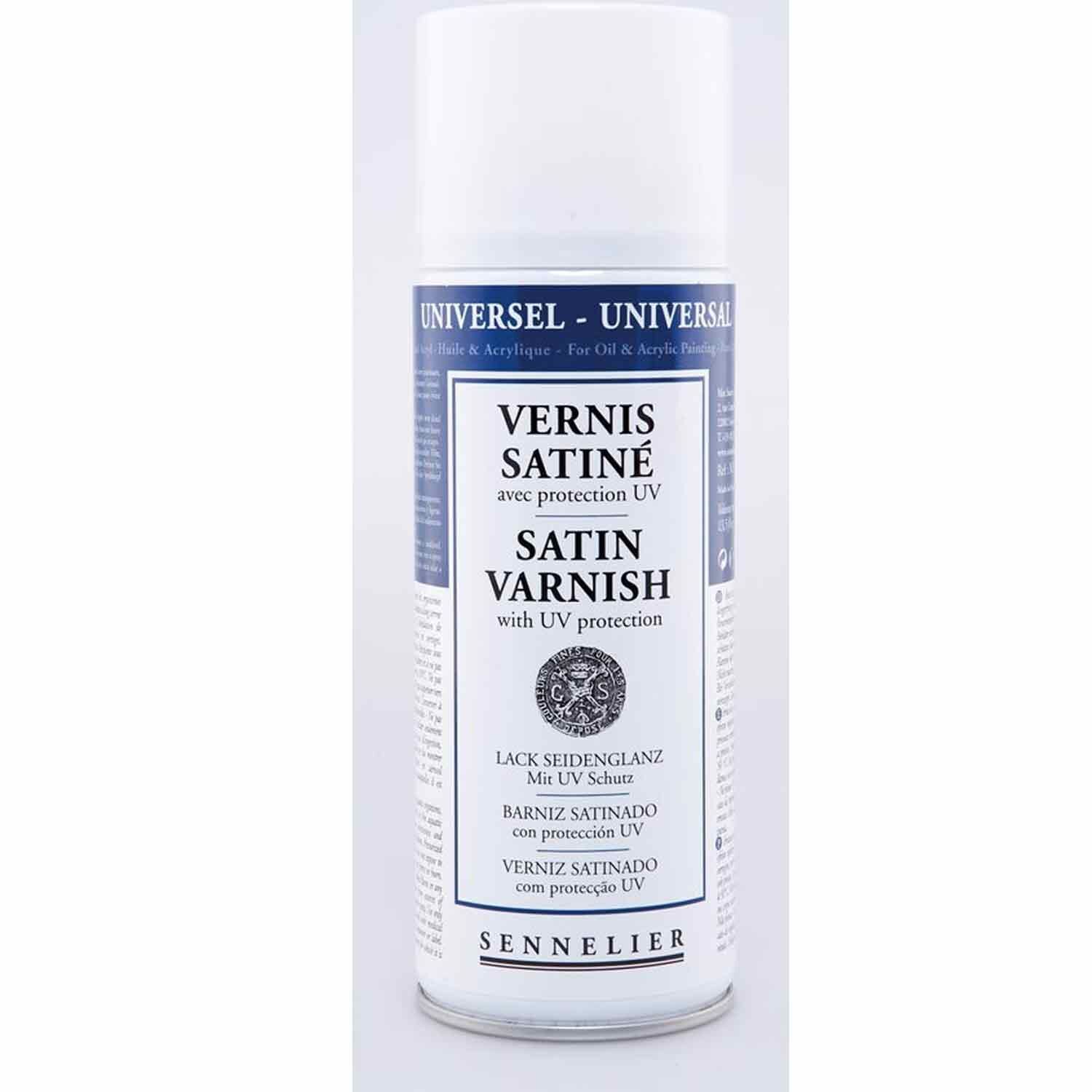 Vernis Satiné Anti-uv Aérosol 400 Ml