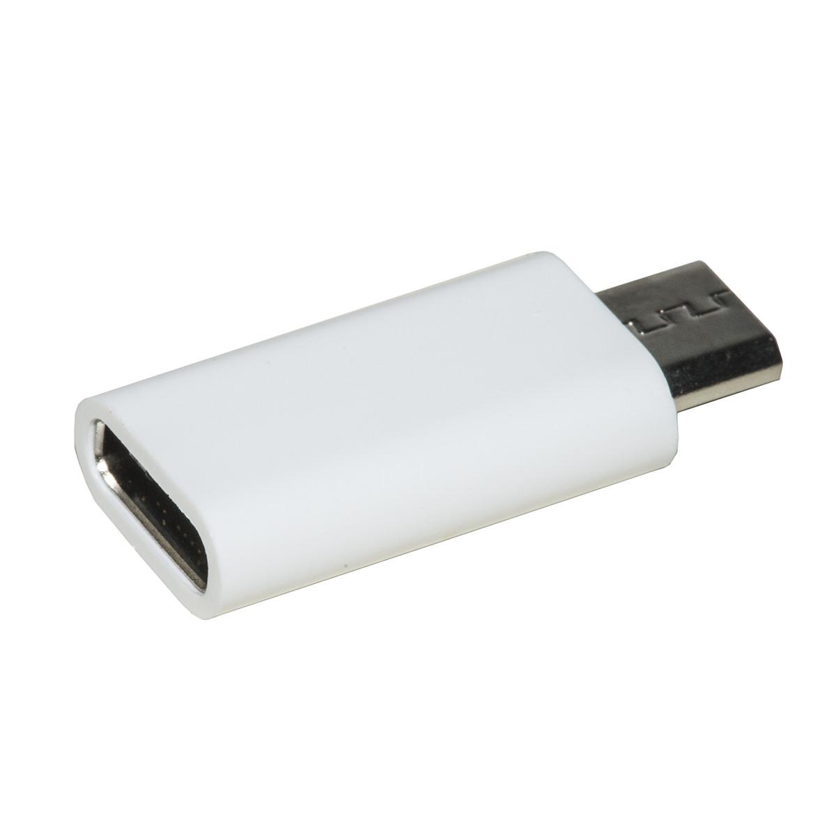 Link Accessori Lkadat113 Adattatore Per Inversione Del Genere Dei Cavi Usb Type-c Micro-usb B Bianco