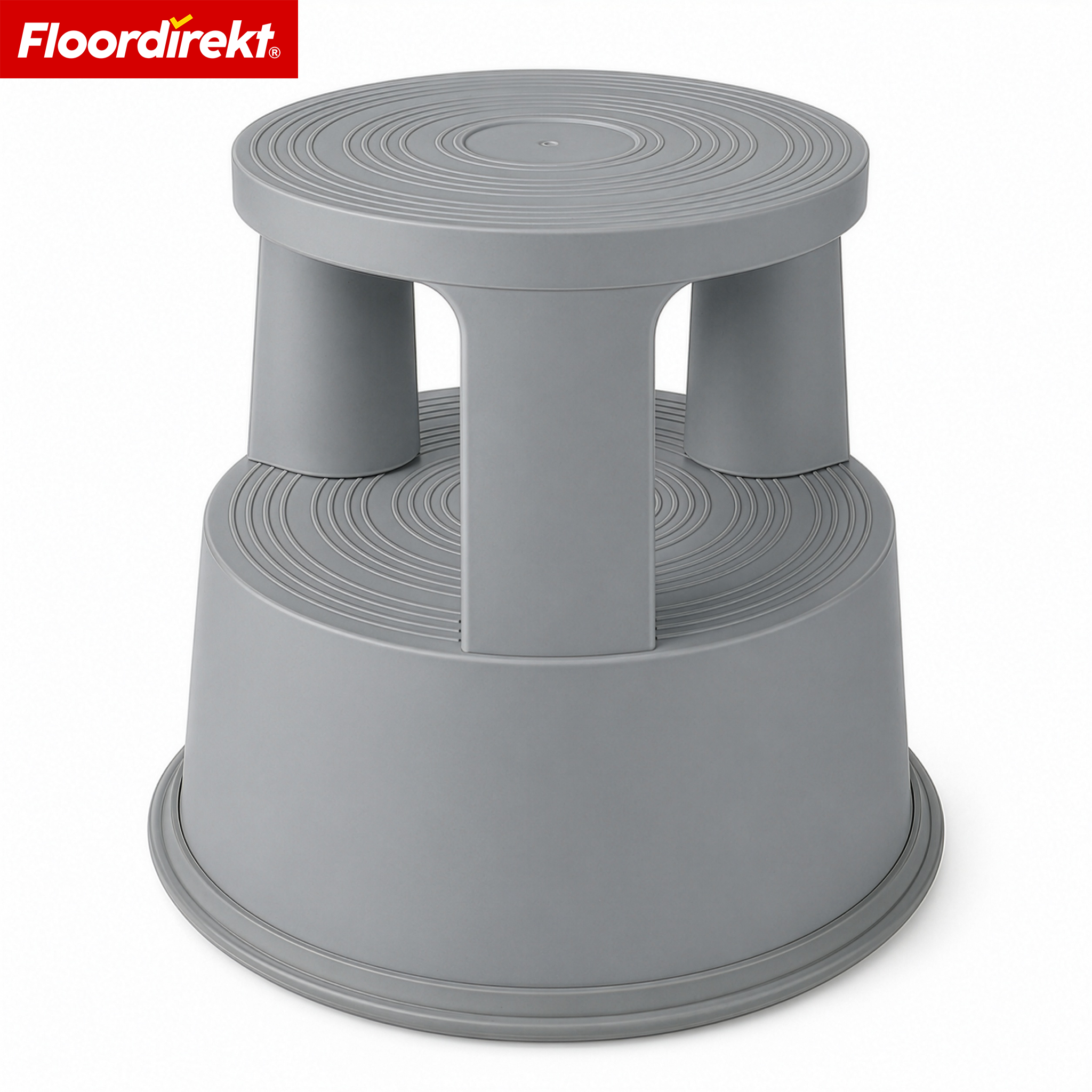 Tabouret En Rouleau Patte D'Éléphant Plastique T7 Gris Foncé