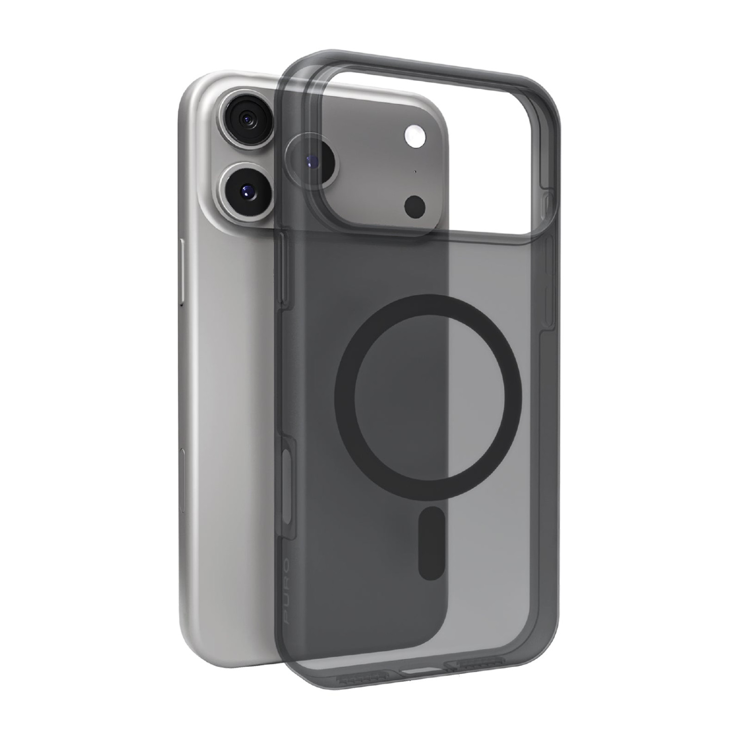 Puro Puipc17p63daylblk Coque De Protection Pour Téléphones Portables Housse Noir, Transparent