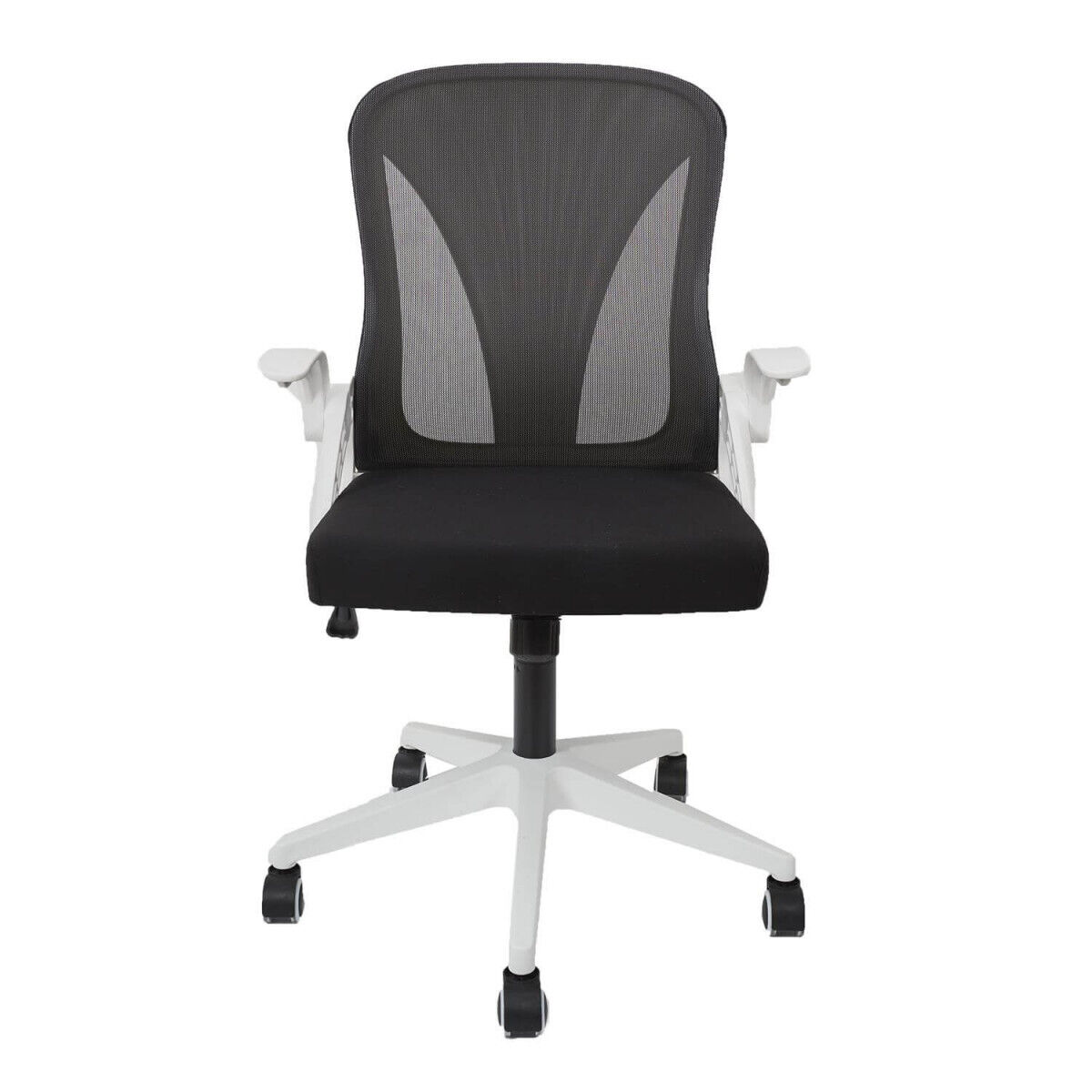 Quick - Fauteuil De Bureau Rabattable Noir Et Blanc