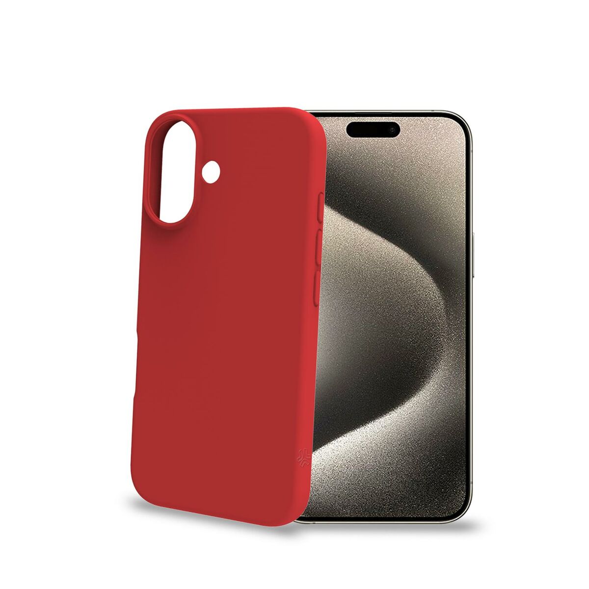 Cromo Coque En Caoutchouc Souple Iphone 16 Rouge