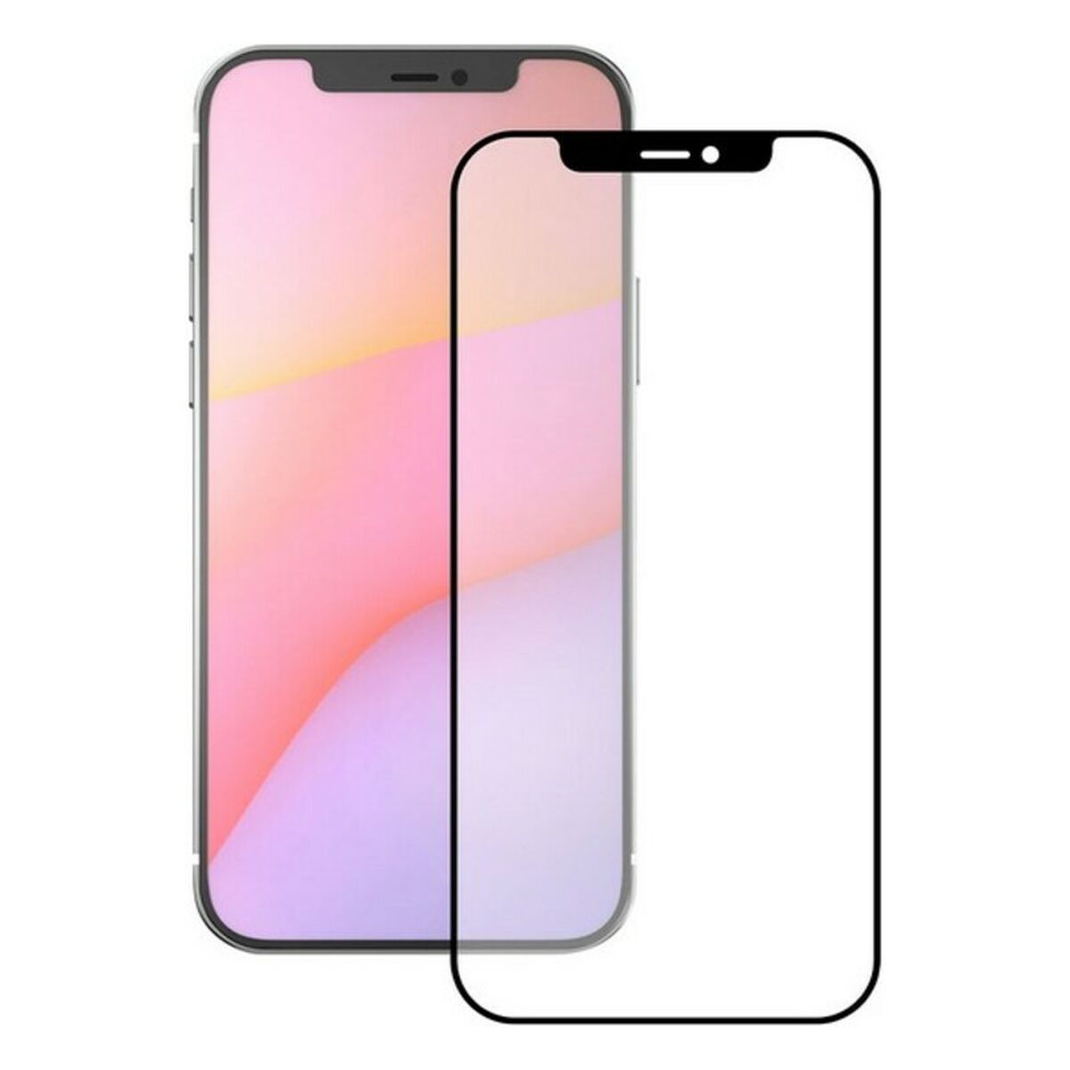 Écran De Protection En Verre Trempé Iphone 12 Mini Ksix Full Glue 2.5d
