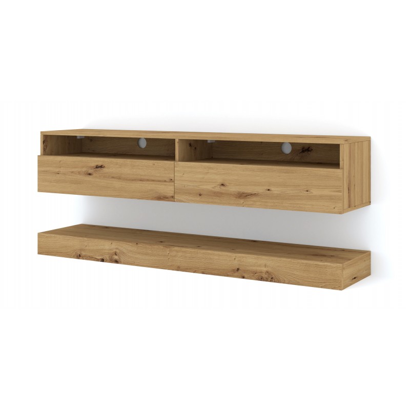 Commode À Suspendre Bim Furniture Duo 160 Cm Multicolore Mdf