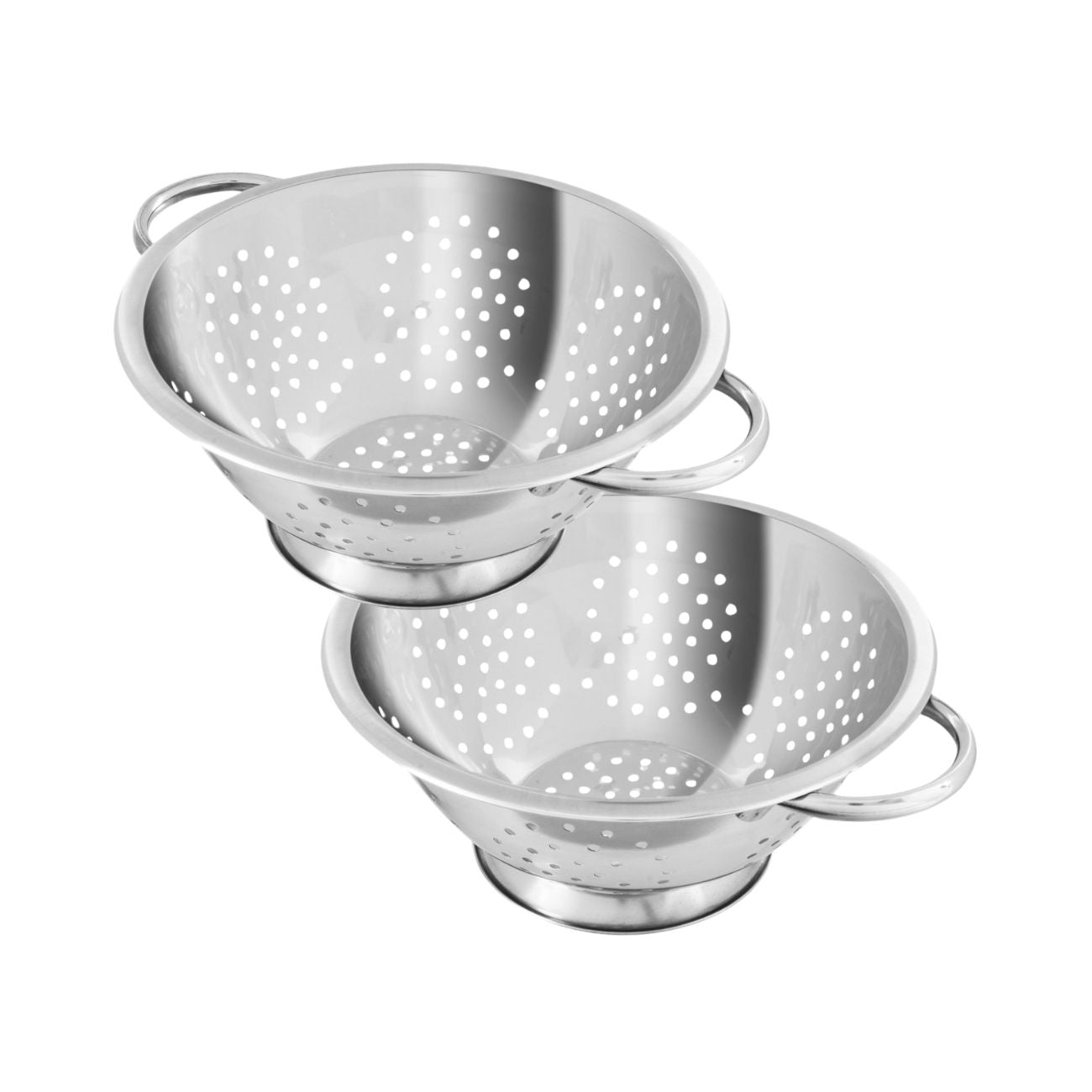 Ensemble De 2 Passoires Inox 24 Cm Avec Anses
