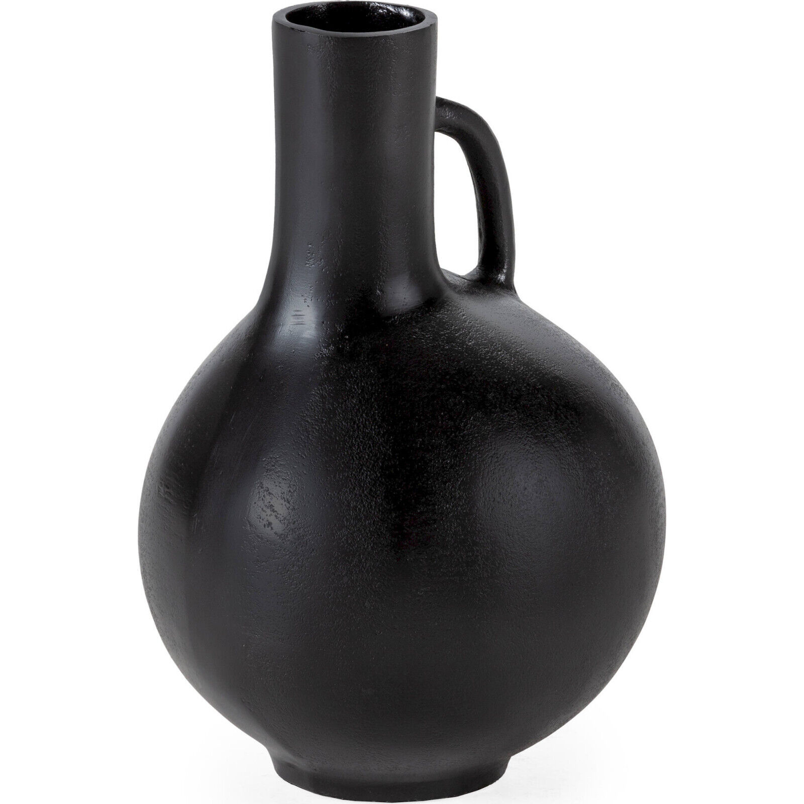 Vase Élégant Aluminium Noir - Noir Bronze Nuancé