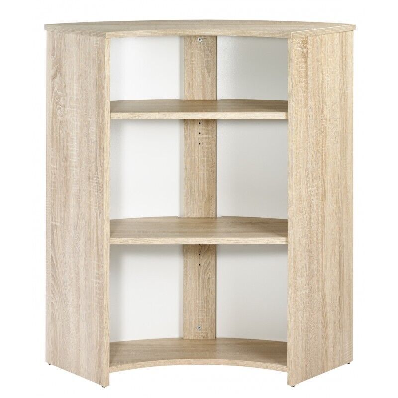 Meuble Comptoir Beaux Meubles Pas Chers Tour Eiffel 750 751 3 Niches 96,7 X 104,8 X 44,9 Cm Chêne Naturel