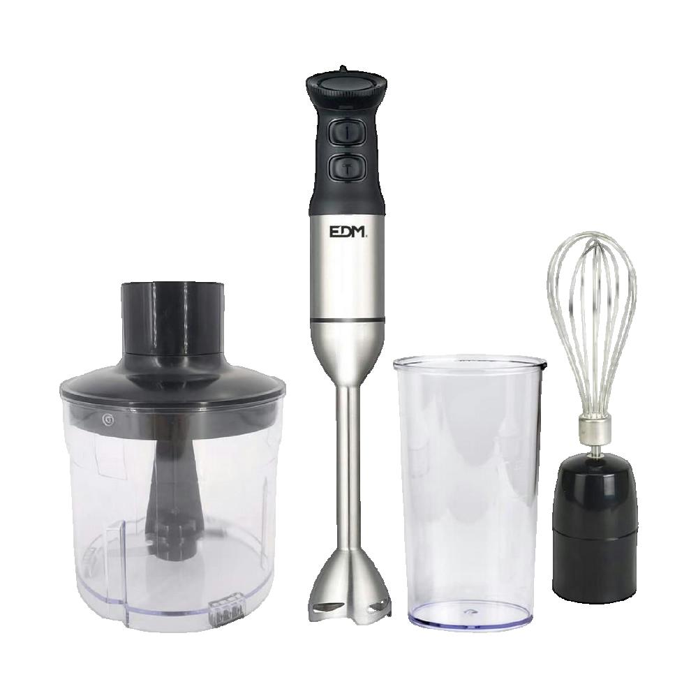 Mixeur Plongeant Edm 1200w 2 Vitesses Acier Inoxydable