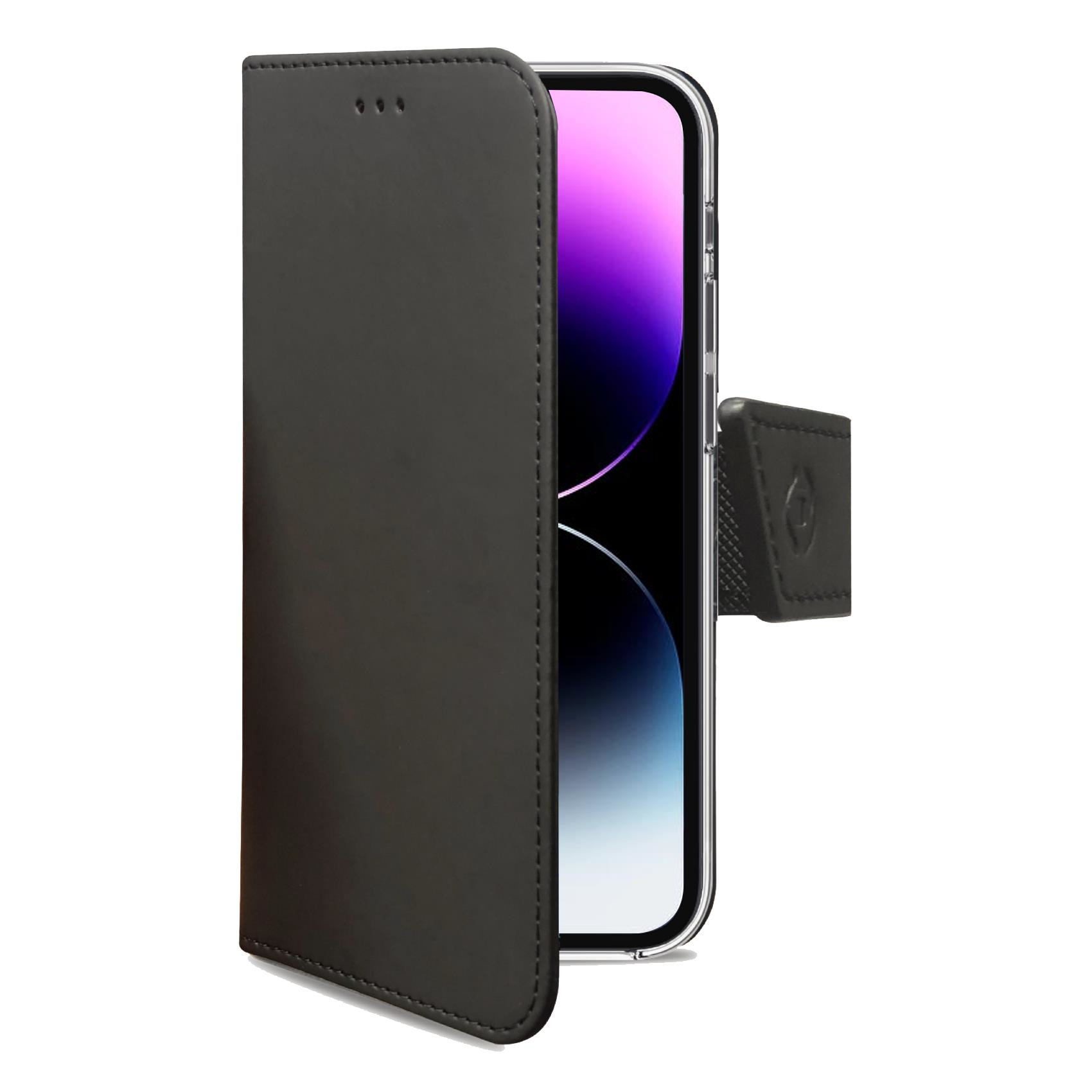 Celly Wally Coque De Protection Pour Téléphones Portables 17 Cm (6.7") Étui Avec Portefeuille Noir