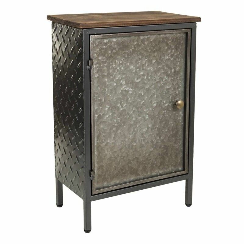 Table De Nuit Alexandra House Living Marron Gris 23 X 56 X 37 Cm