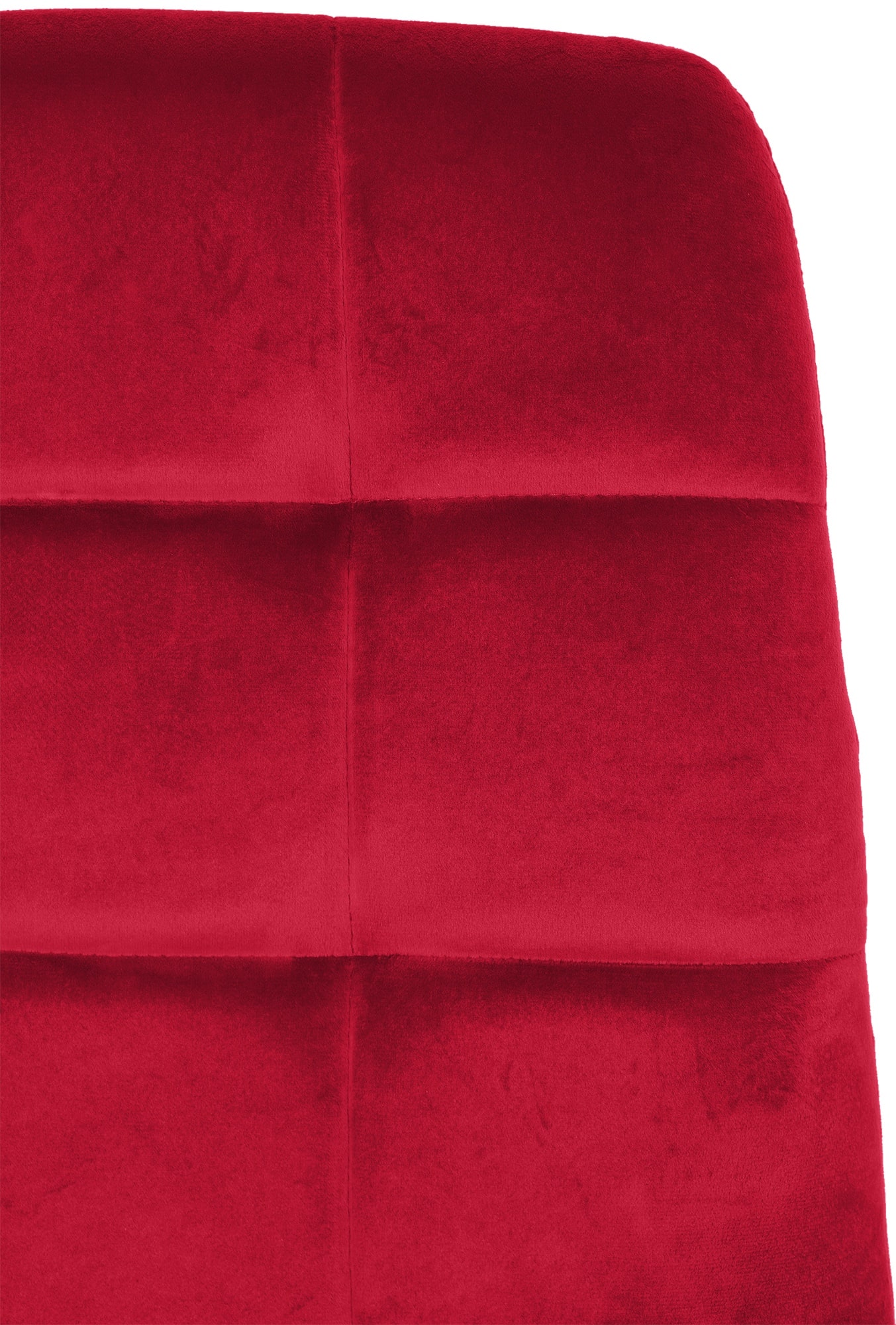 Chaise De Salle À Manger En Velours Tilde Rouge
