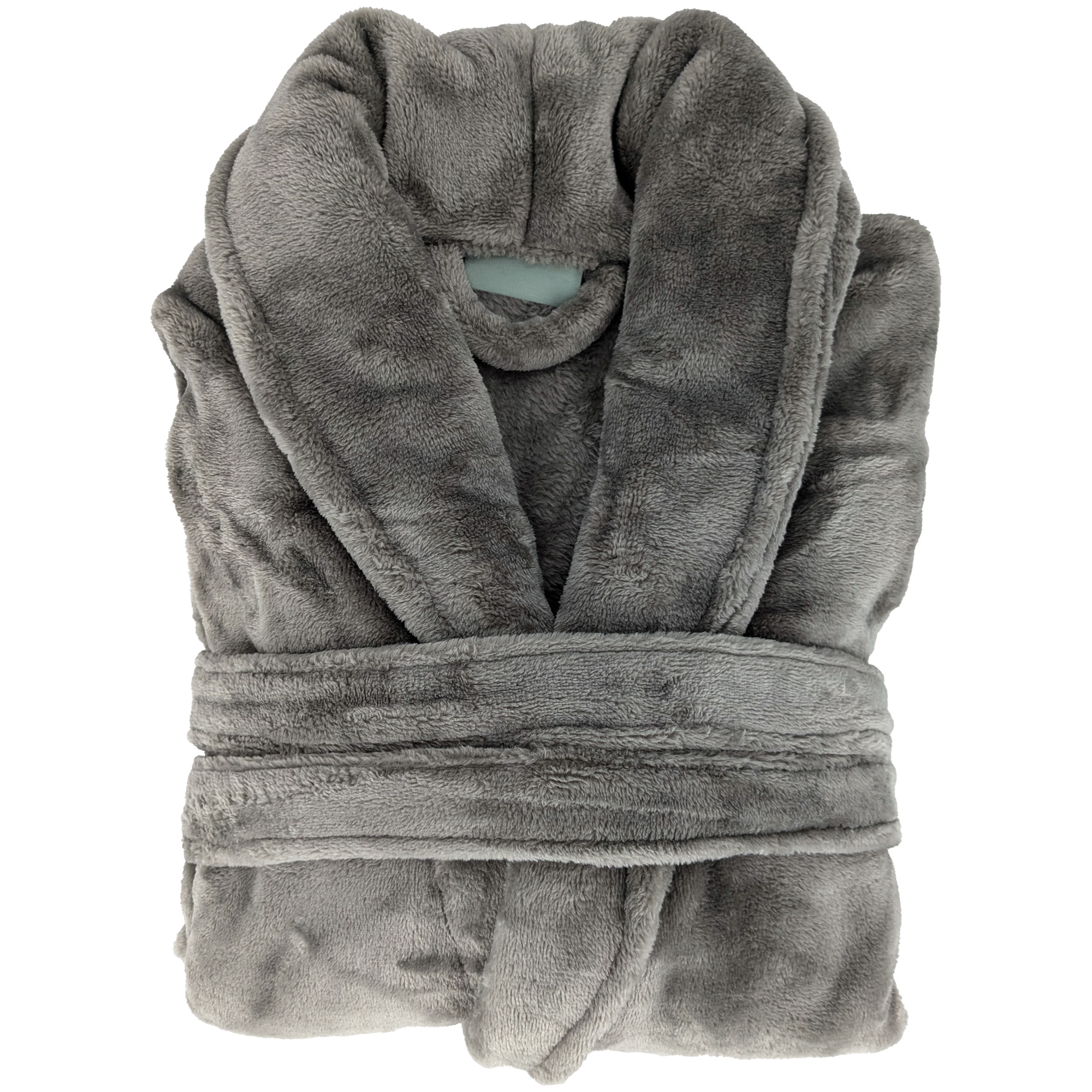 Peignoir Col Châle Adulte Doris Micro Fourrure Taille S Gris Chamois