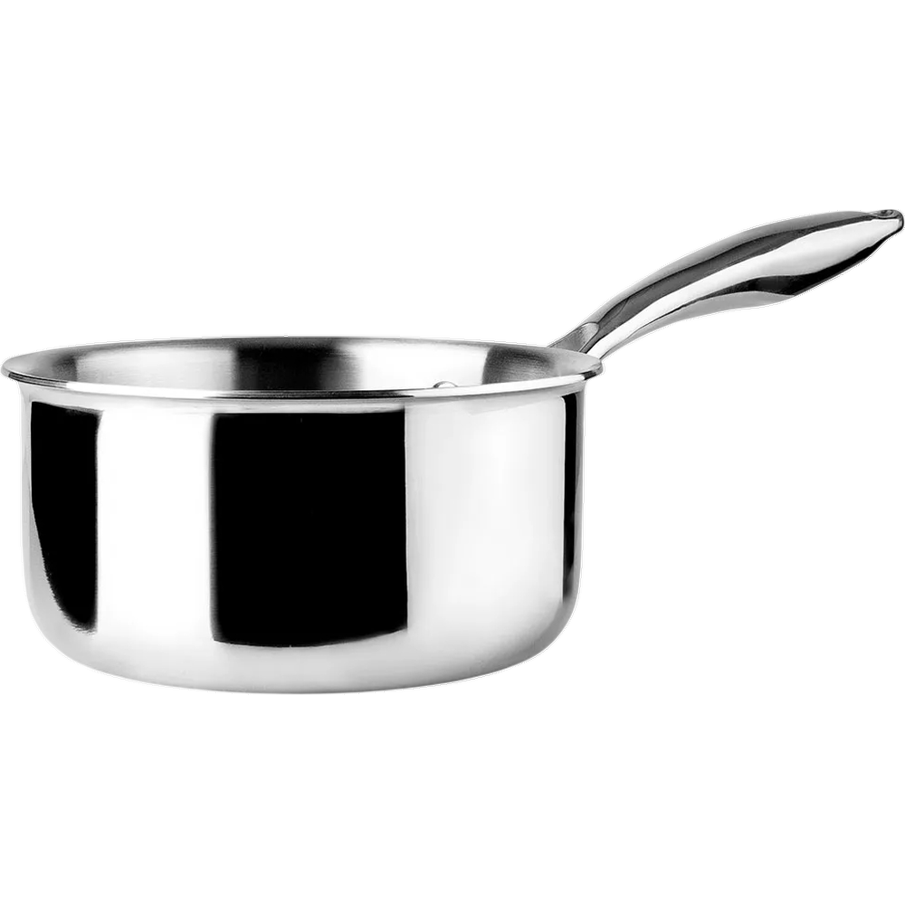 Casserole Ibili Triply Natural 18cm Argent Non-stick, Résistante Au Lave-vaisselle