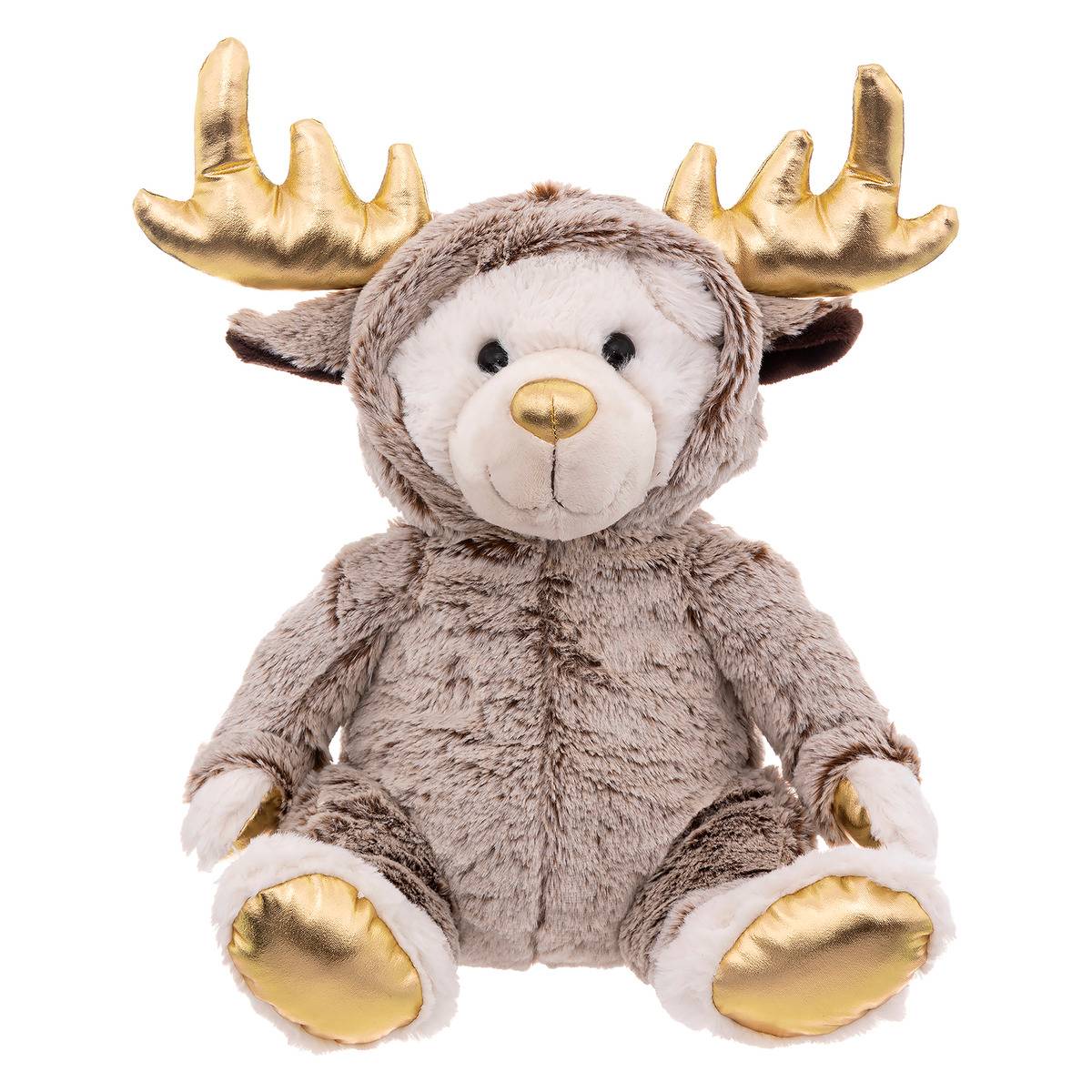 Peluche Ours Combinaison Renne 28cm - Feeric Lights & Christmas