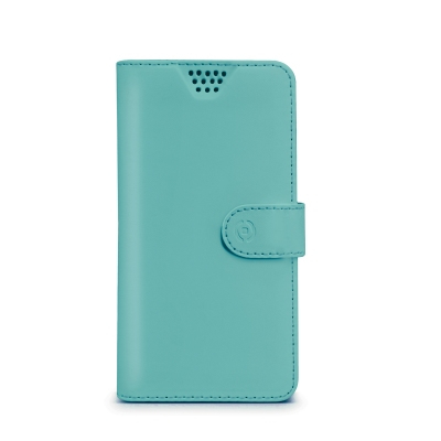 Celly Wallyunixltf Coque De Protection Pour Téléphones Portables 12,7 Cm (5") Étui Avec Portefeuille Vert