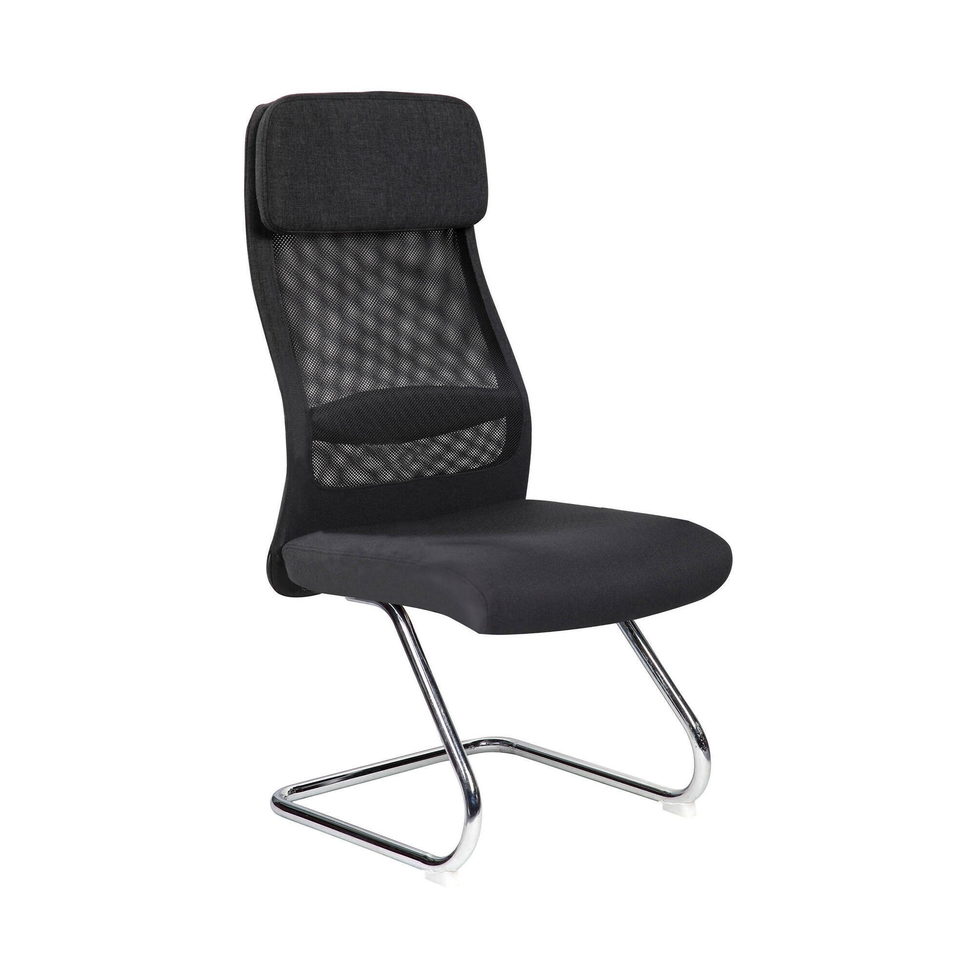 Chaise De Bureau,noir,58x47h105 Cm
