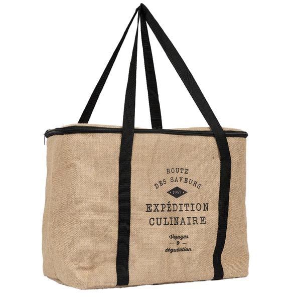 Sac Fraicheur - Cook Concept - Grande Capacité - Estival - Noir Et Marron
