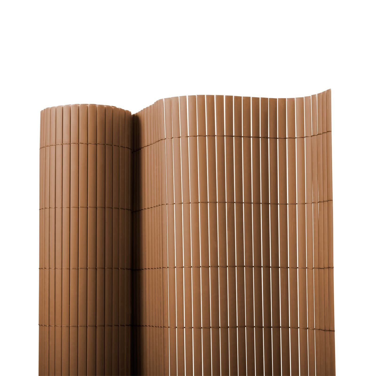 Canisse Pvc Brise Vue, 150 X 300 Cm - Marron
