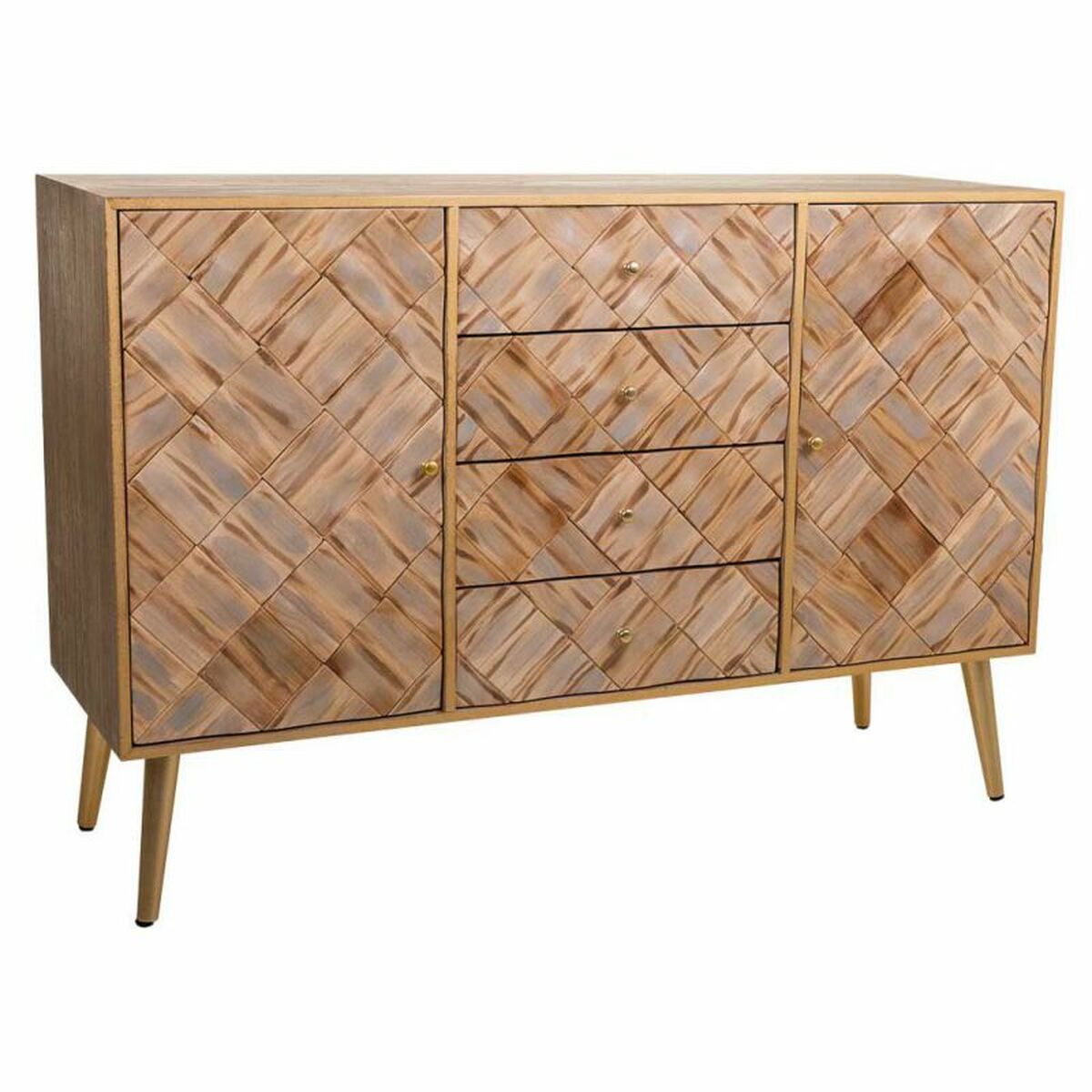 Buffet Alexandra House Living Marron Bois De Paulownia 40 X 81 X 120 Cm