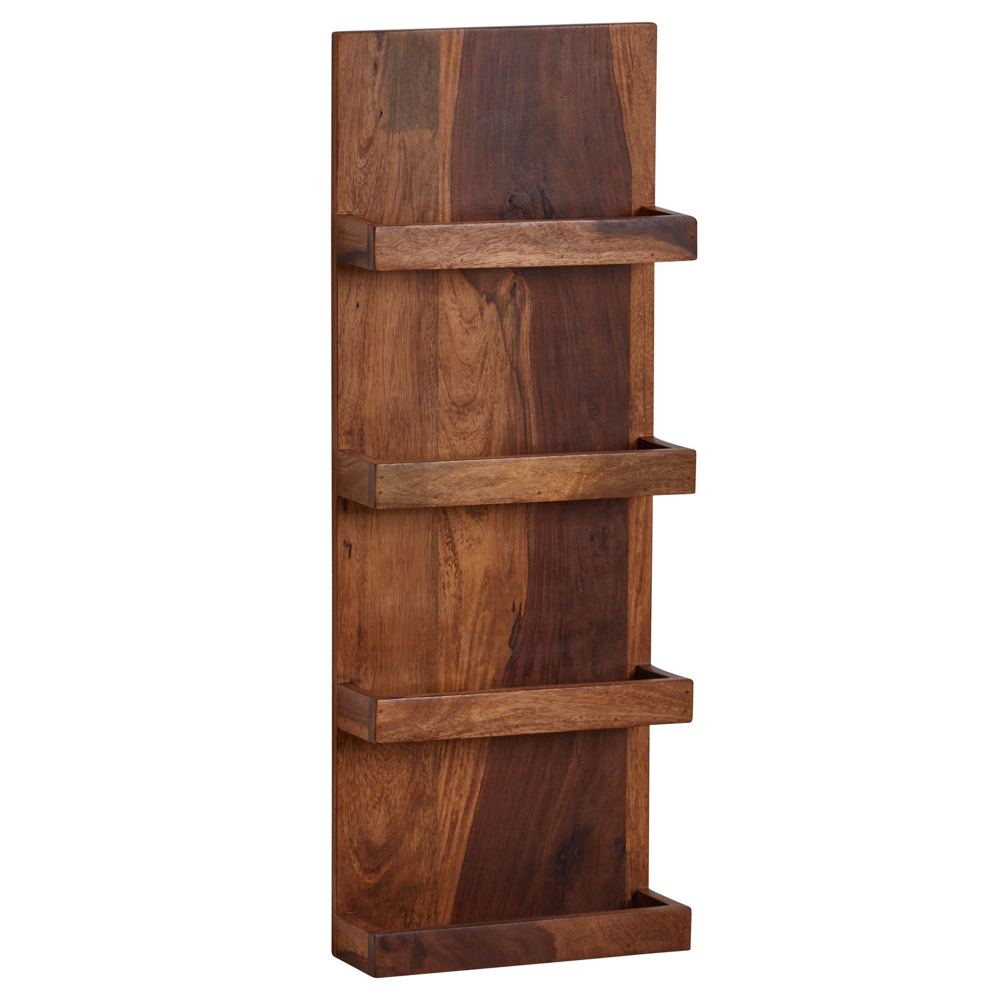 Finebuy Étagère Murale Bois Massif 80 Cm Étagère À Livres Suspendue Flottante
