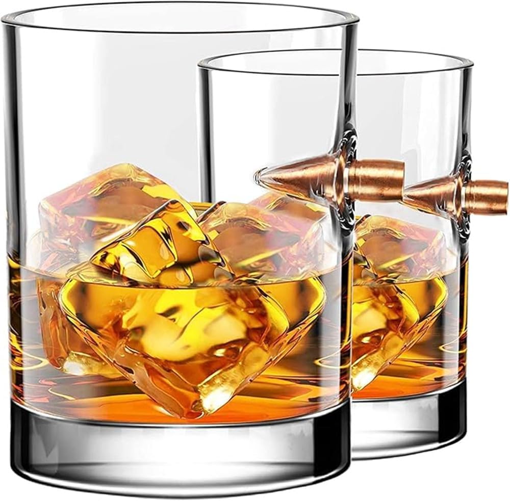 Verre À Whisky Avec Balle - Cristal Transparent, 350 ml