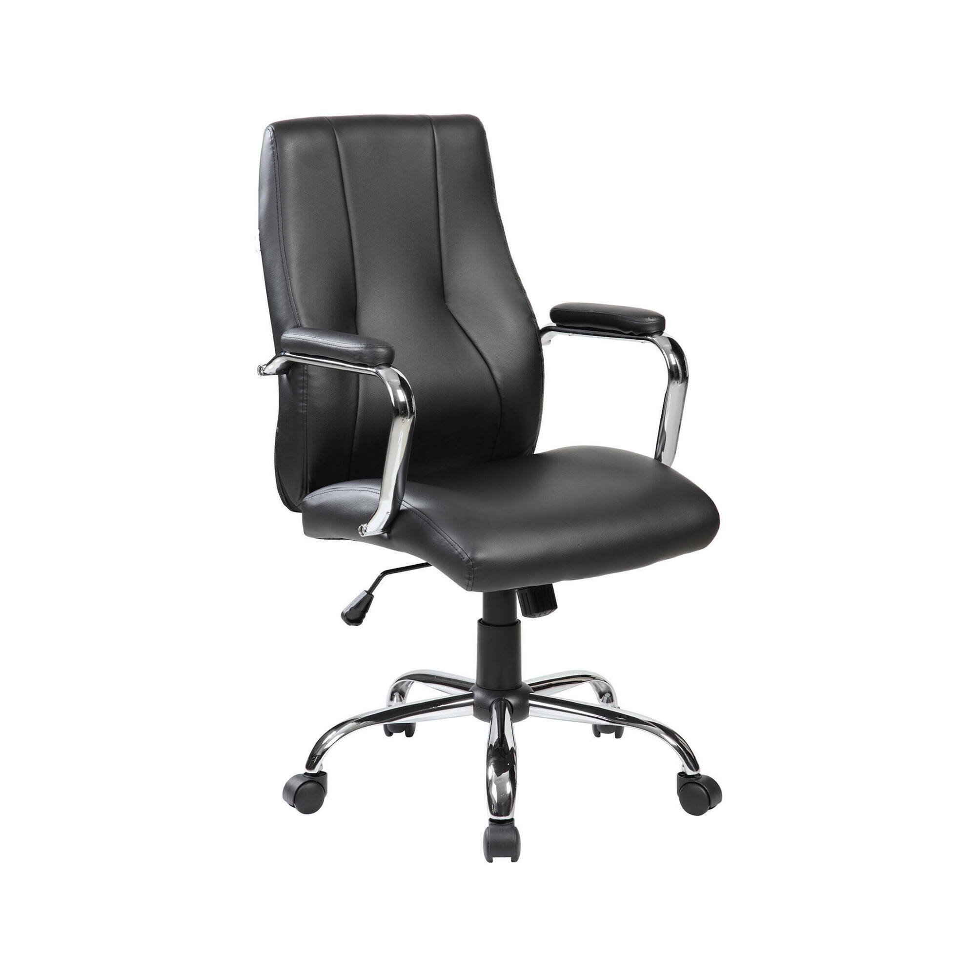 Chaise De Bureau,noir,64x58h111 Cm