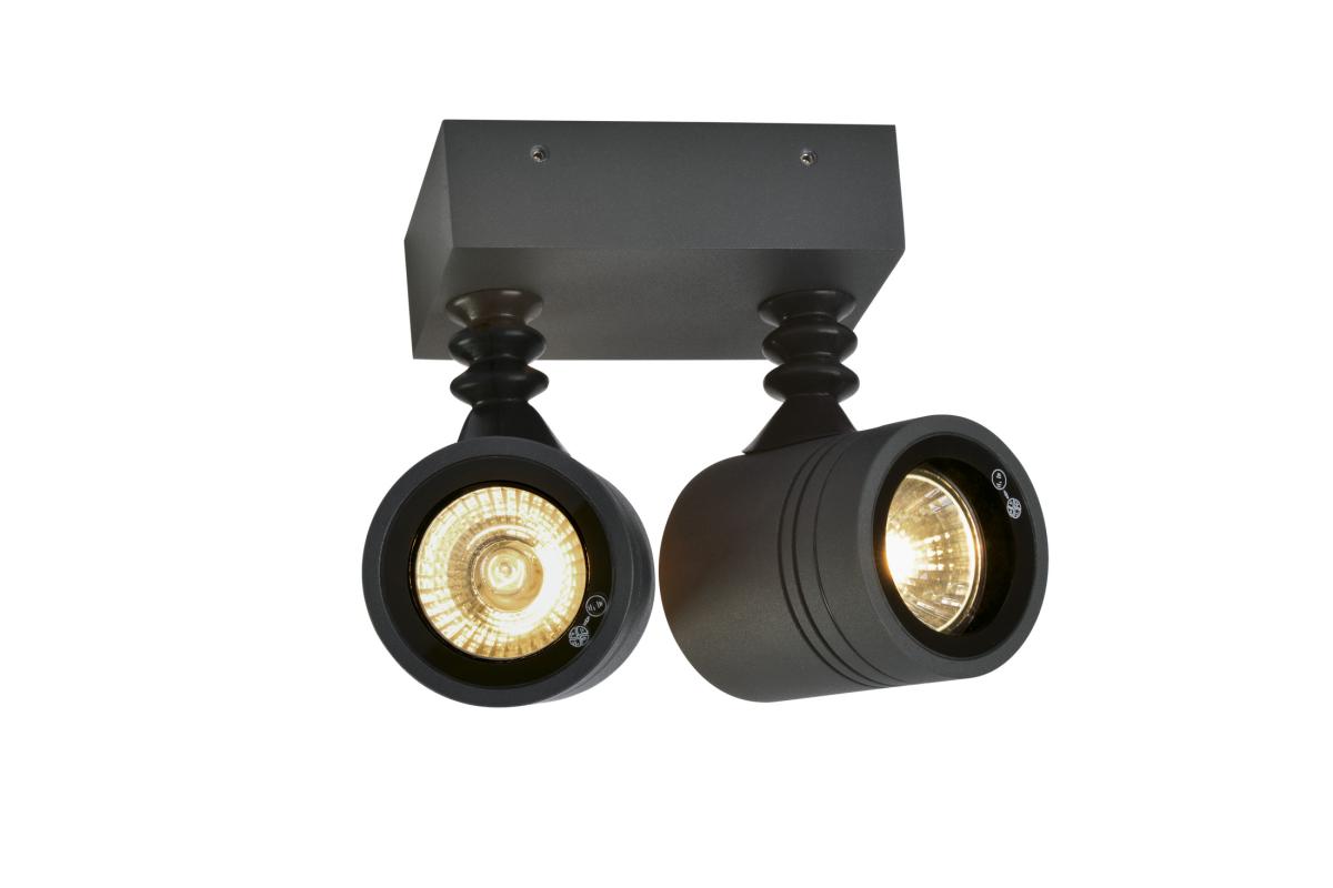 SLV Myra applique d'extérieur, à 2 lampes, anthracite