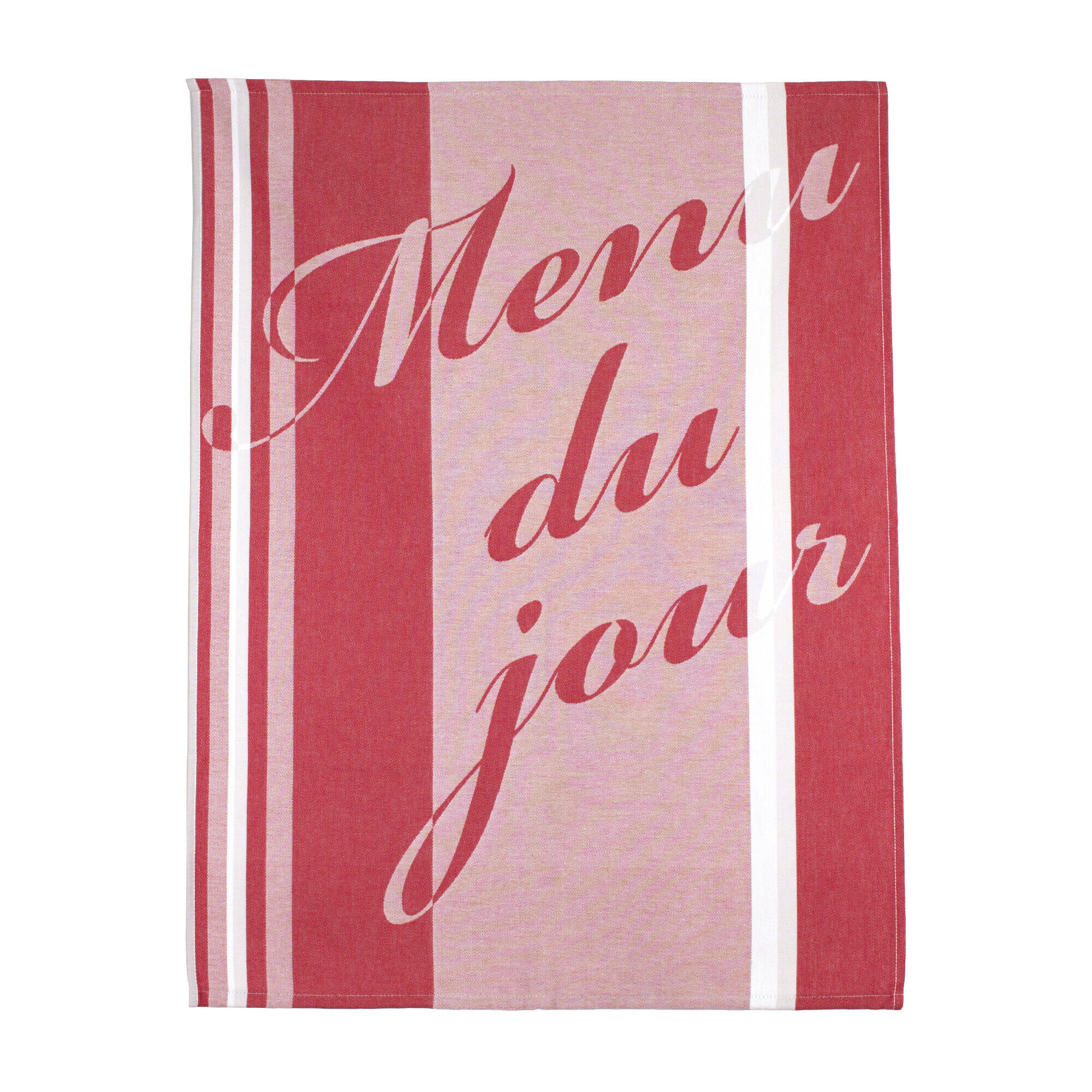 Torchon De Cuisine Jacquard 60x77 Cm Marianne Rouge