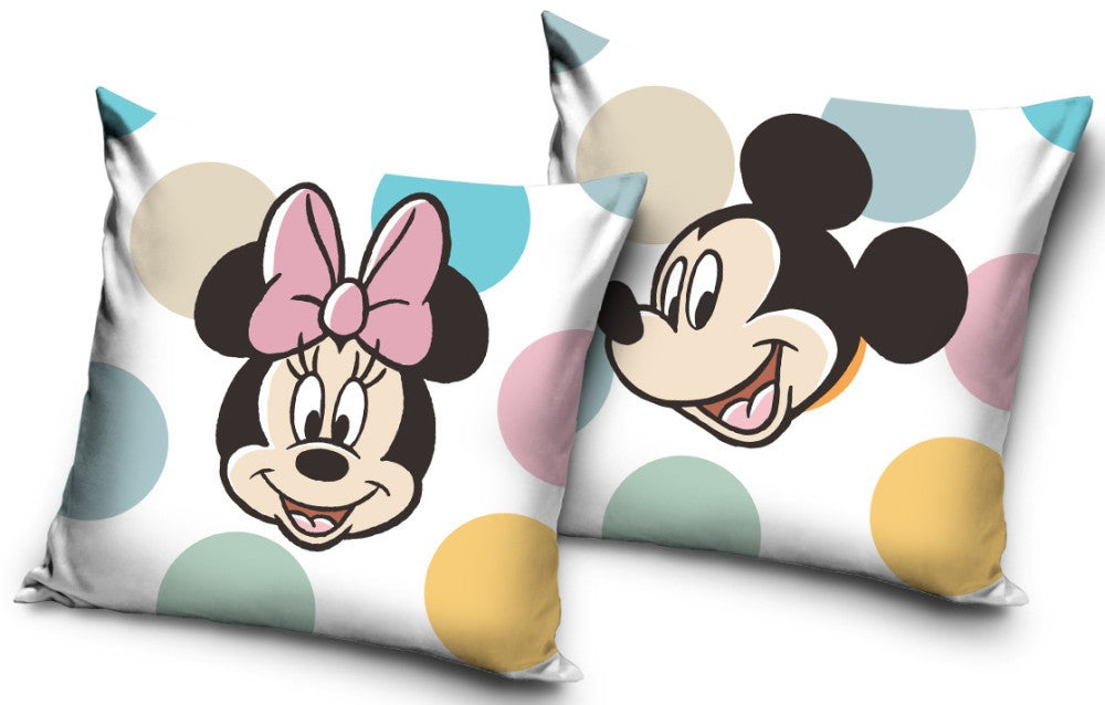 Coussin Disney Minnie Mickey, Coussin Décoratif 40x40 Cm