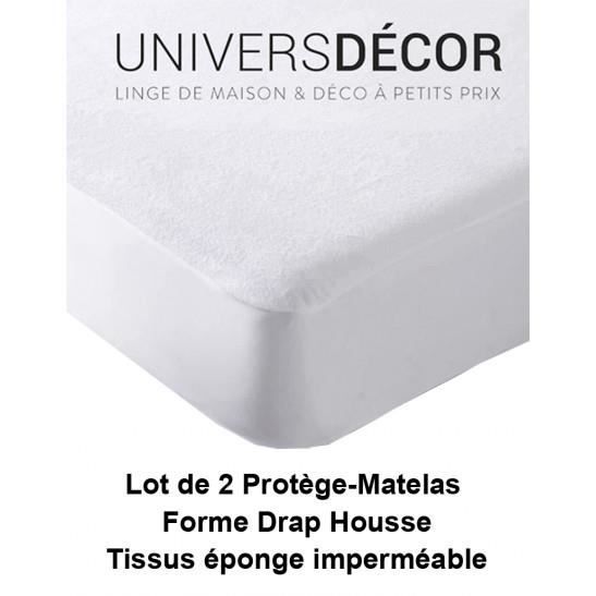 Lot De 2 Protège Matelas
