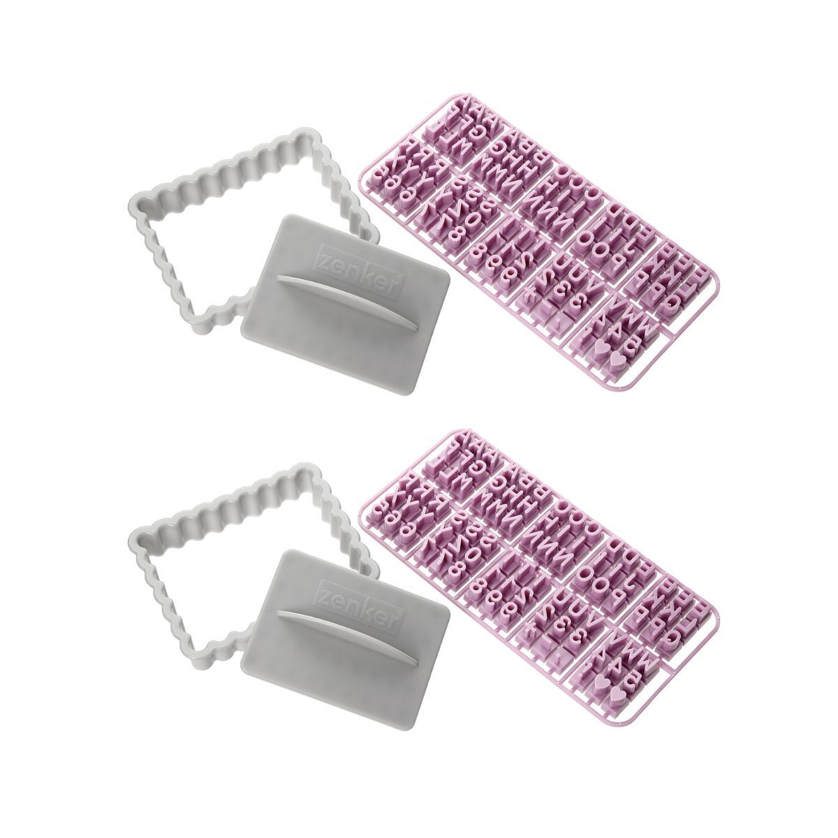 Lot De 2 Tampons Alphabet Pour Biscuit Smart Pastry