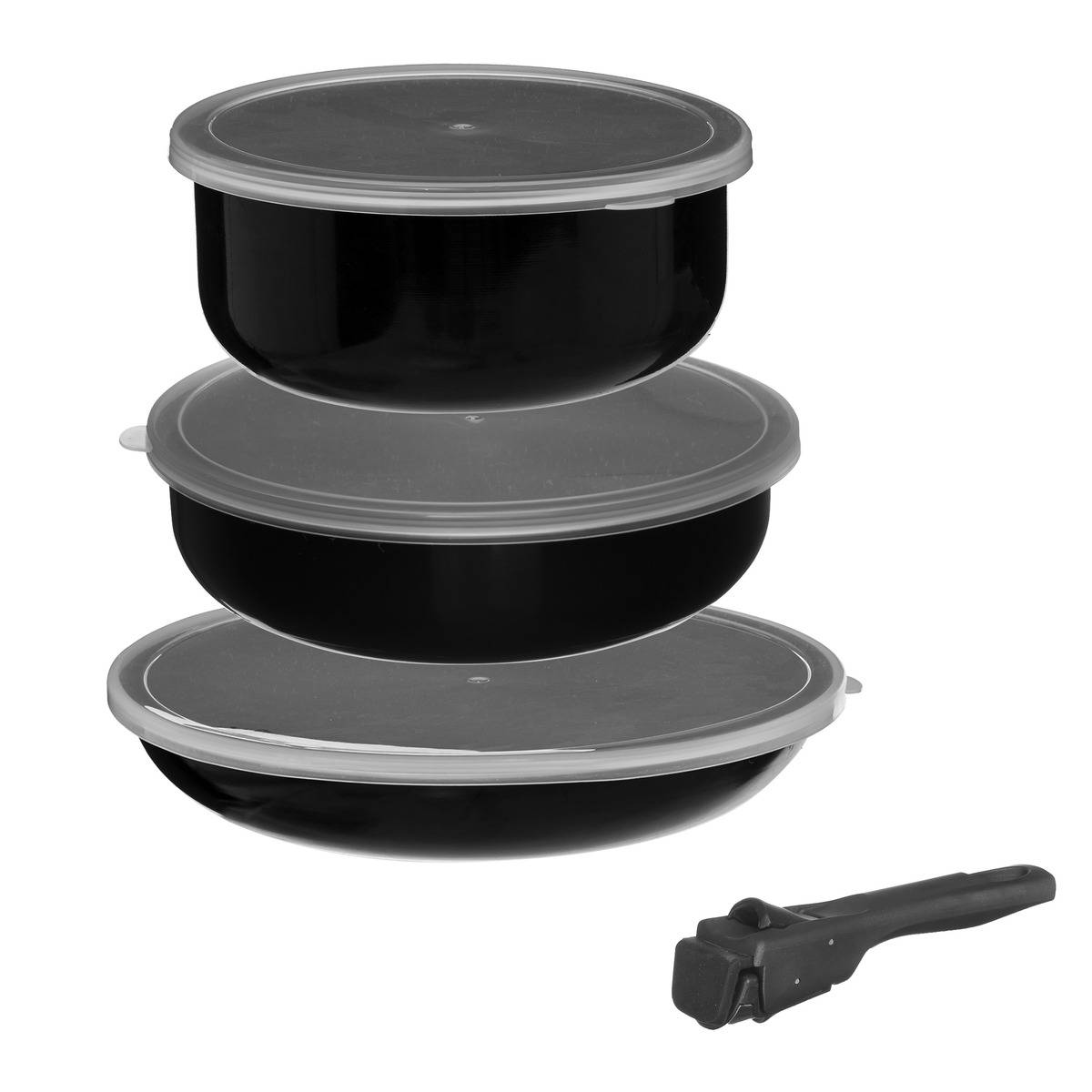 Batterie De Cuisine "amovible" En Aluminium - 5five