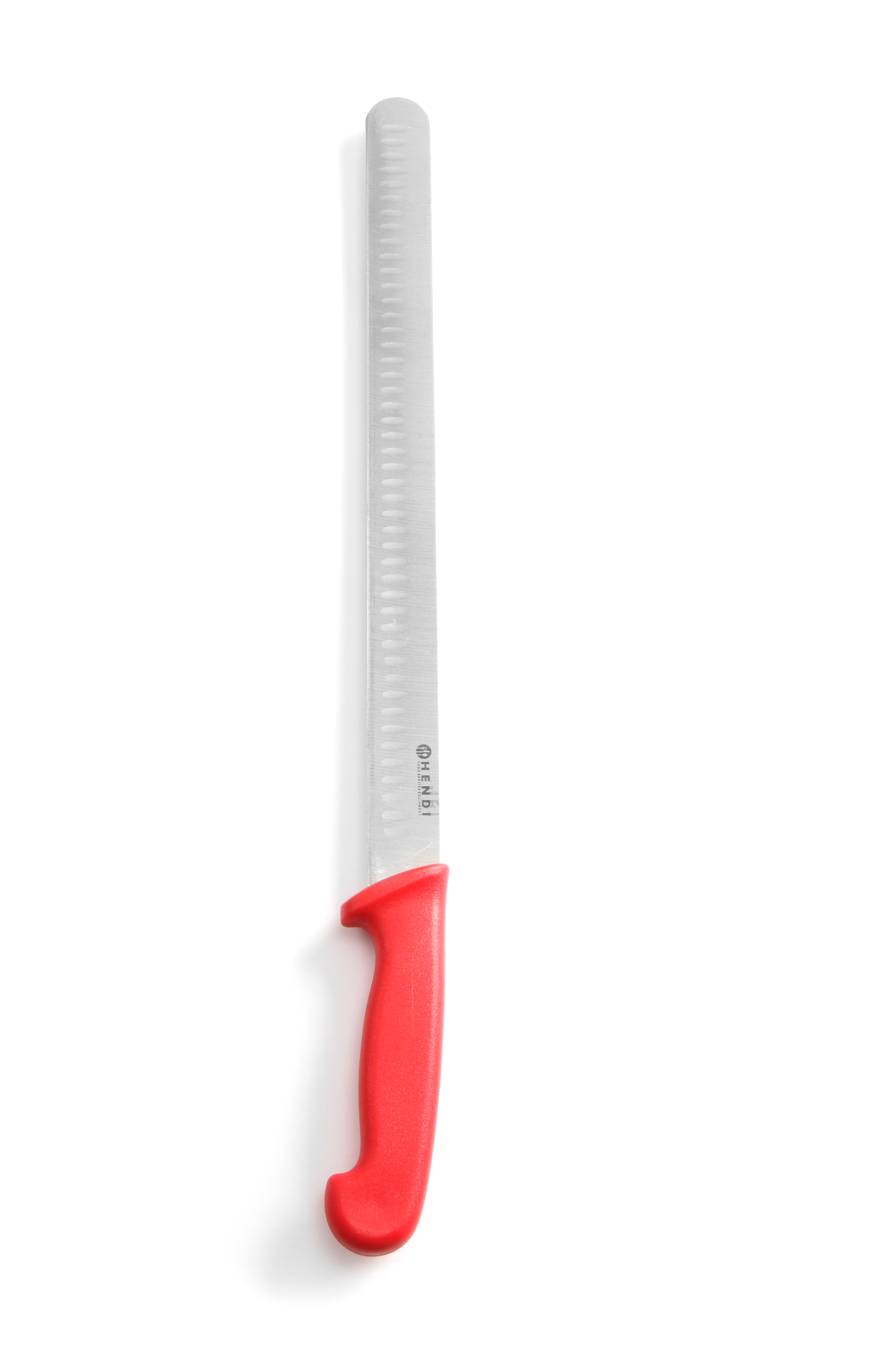 Couteau À Jambon Et Saumon Haccp Pour Viande Crue 490 Mm - Rouge - Hendi 842928