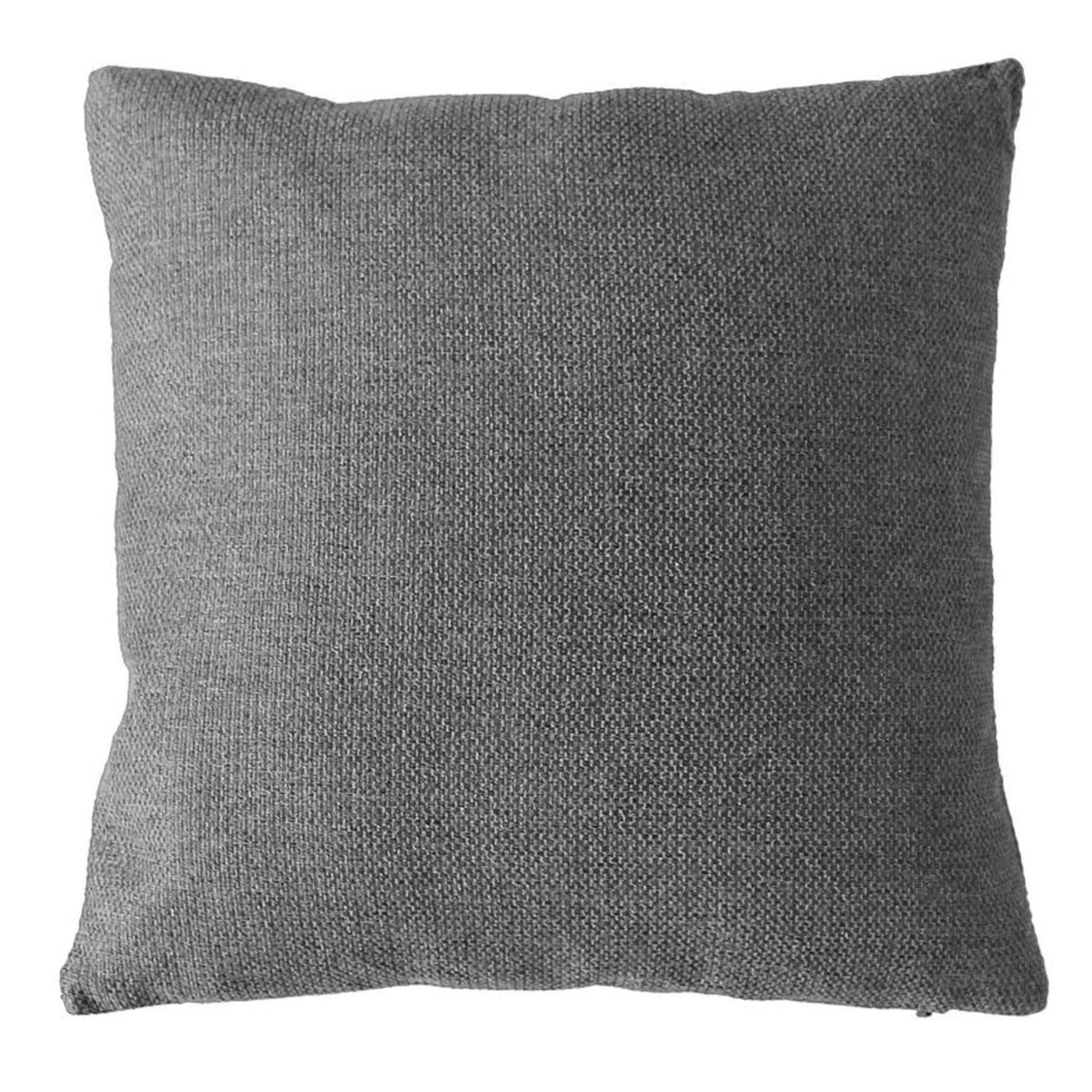 Coussin Déco En Velours "lagarta" 40x40cm Gris Foncé