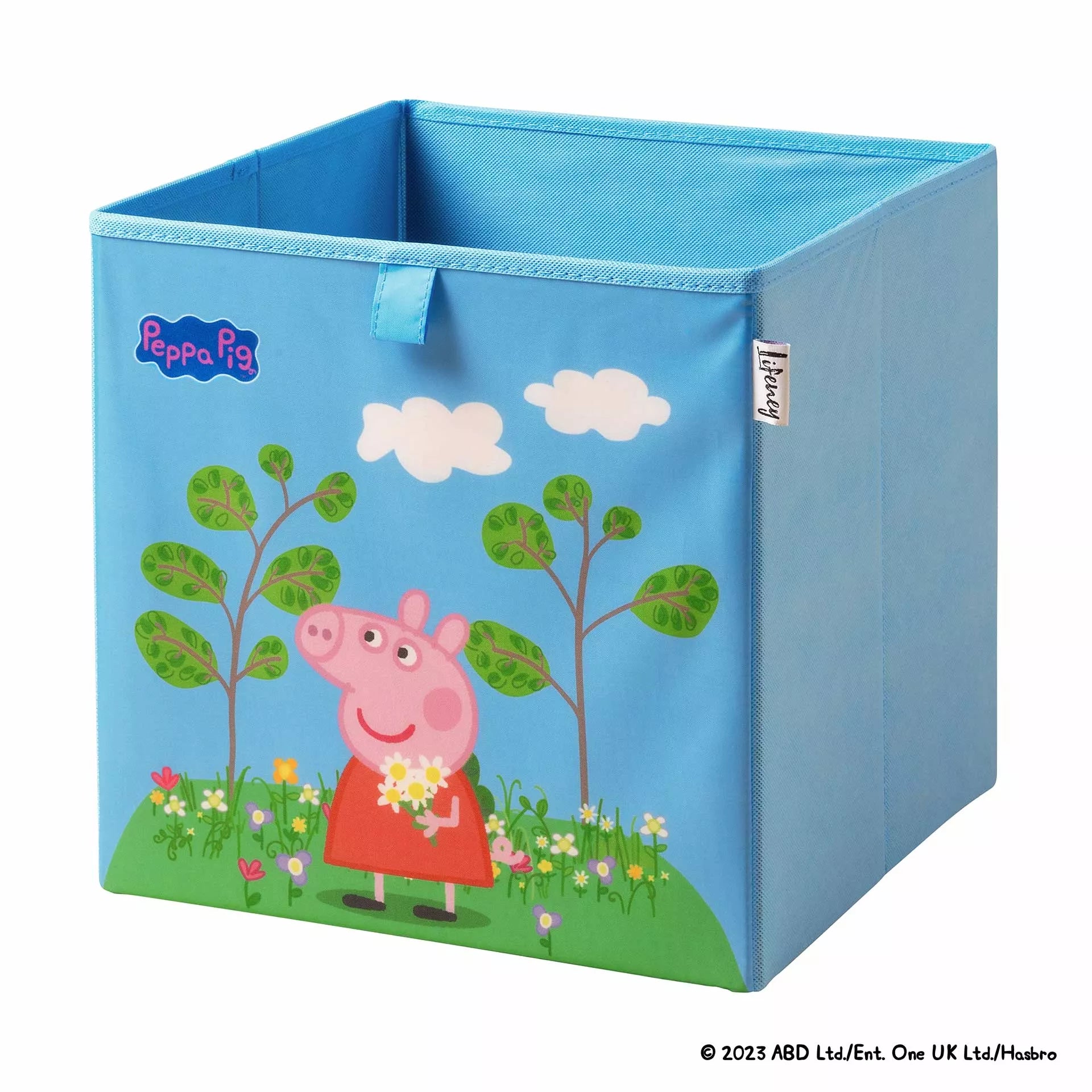 Boîte De Rangement Bleue Peppa Compatible Kallax Peppa Pig