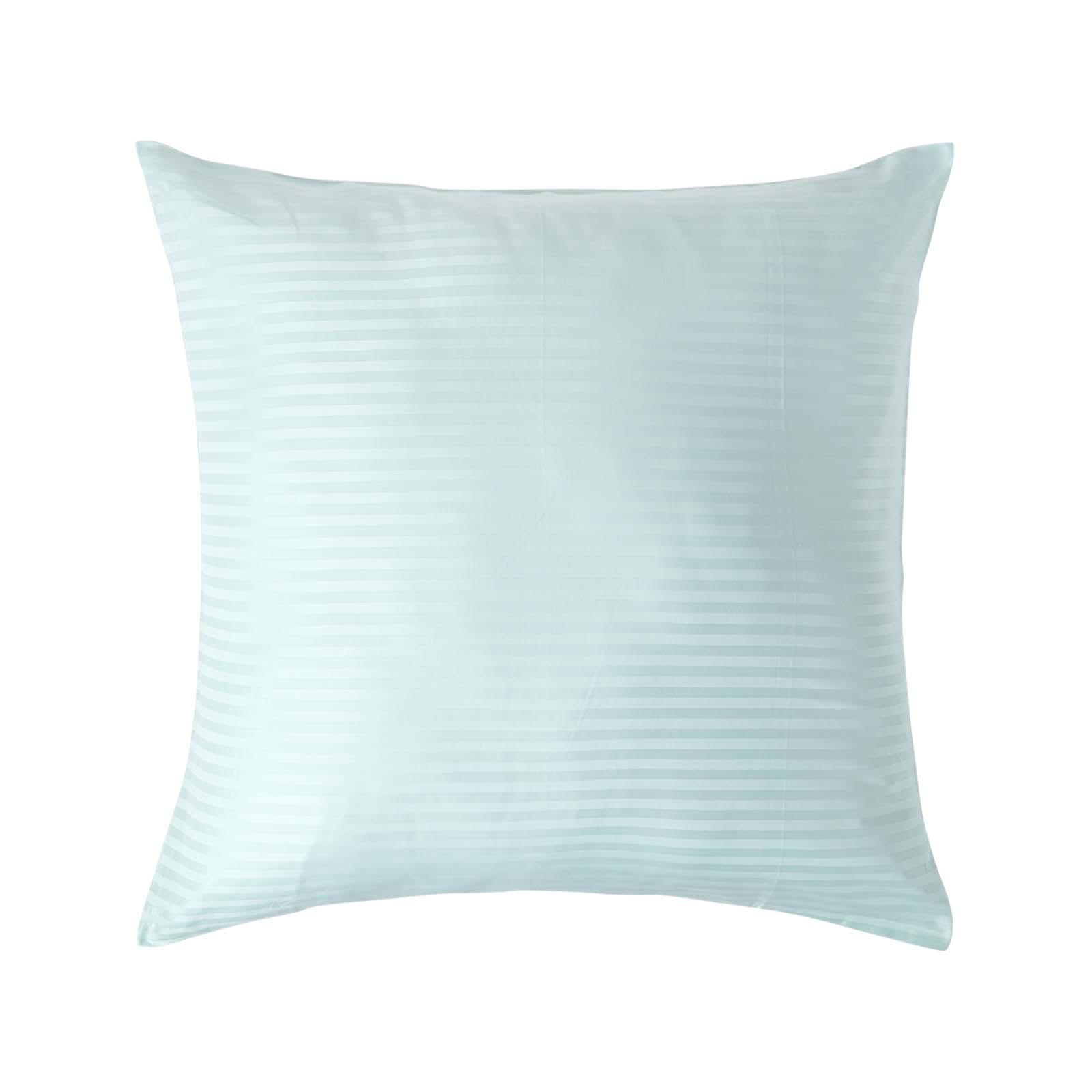 Taie D'oreiller 80x80cm Bleu Coton Égyptien 330tc Homescapes