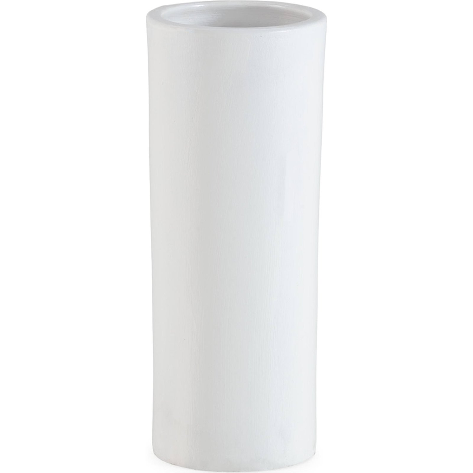 Vase Blanc En Terre Cuite Design Élégant Pour Décoration Moderne - Blanc Mat Terre Cuite