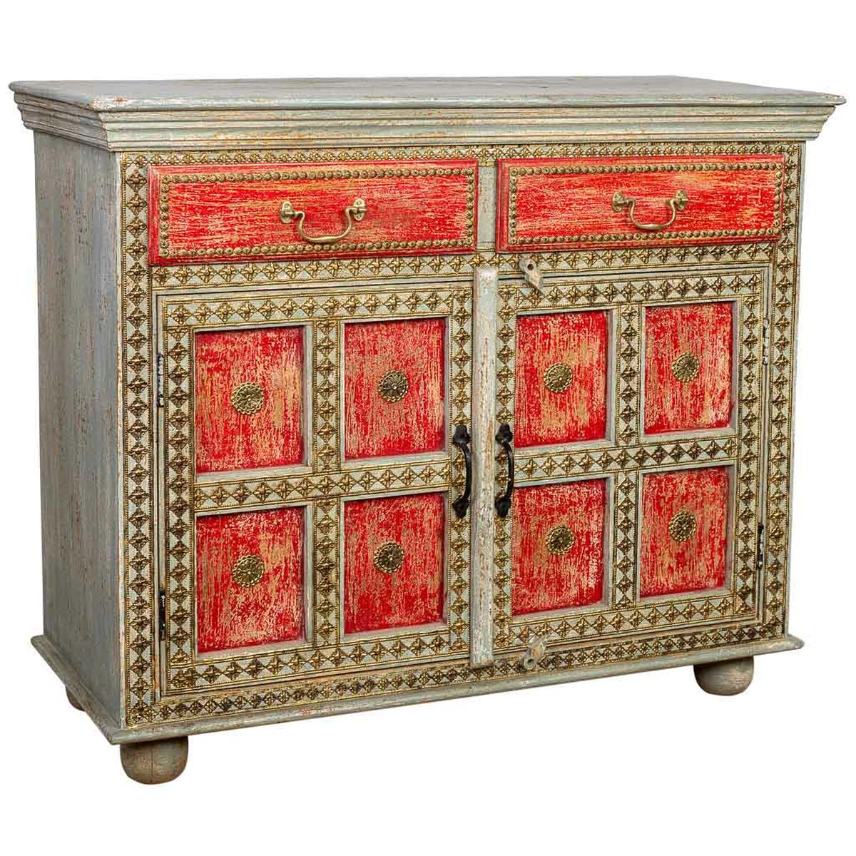 Buffet Alexandra House Living Bois De Manguier 46 X 90 X 107 Cm