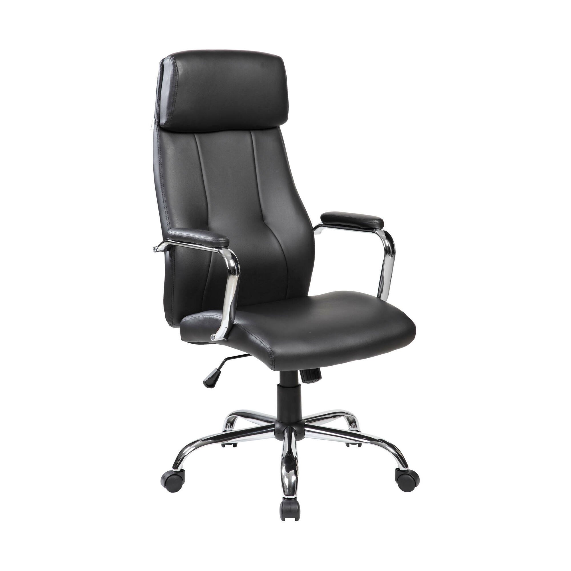 Chaise De Bureau,noir,66x62h131 Cm
