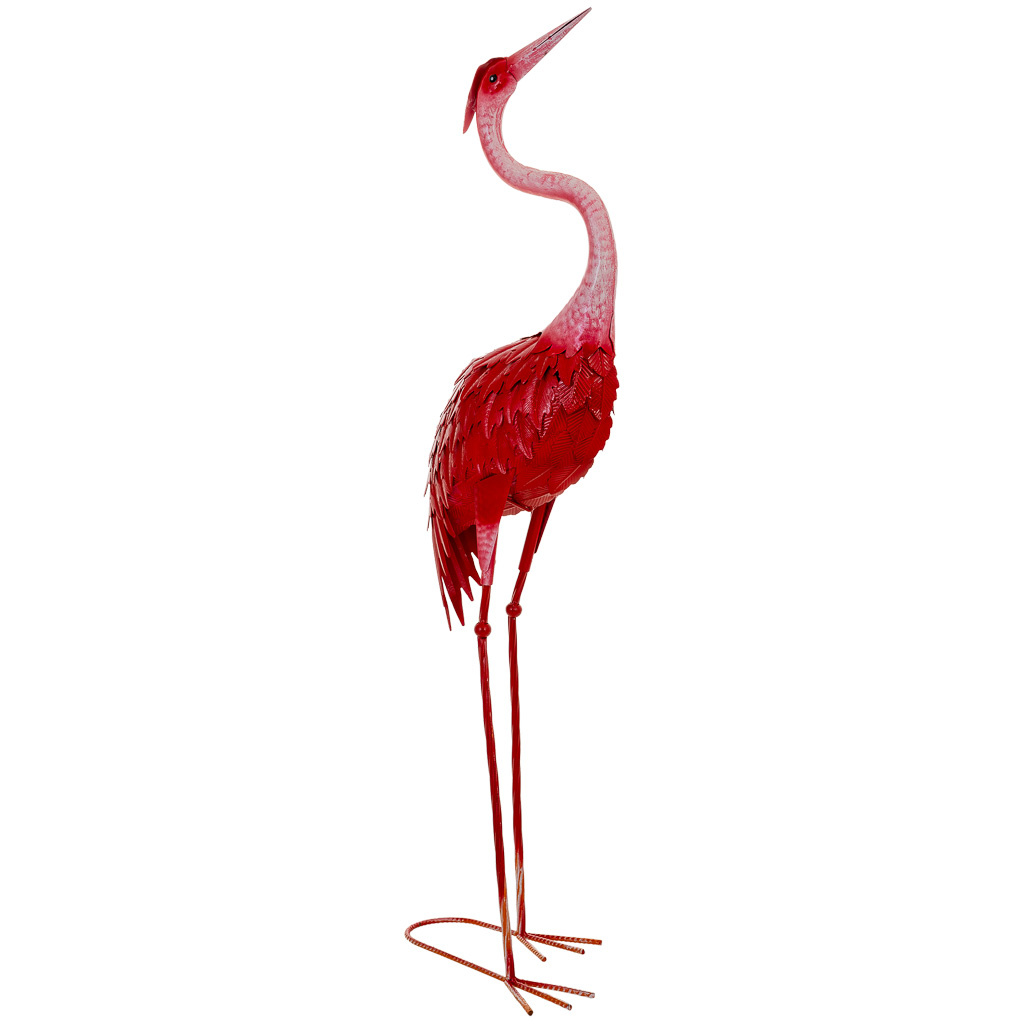 Figurine Décorative En Métal Rouge, 26 X 20 X 92 Cm (h)