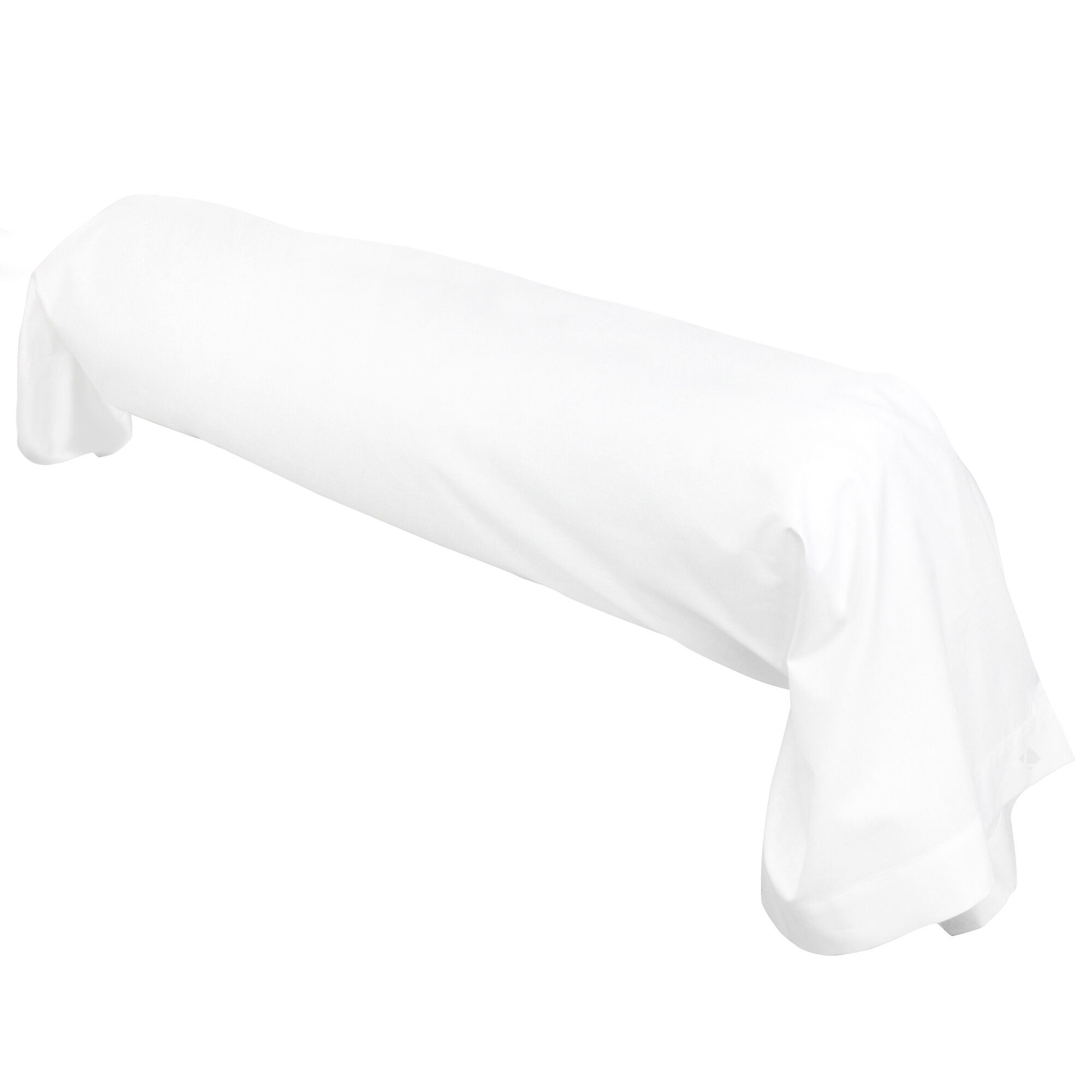 Taie De Traversin Uni 140x43 Cm Coton Alto Blanc