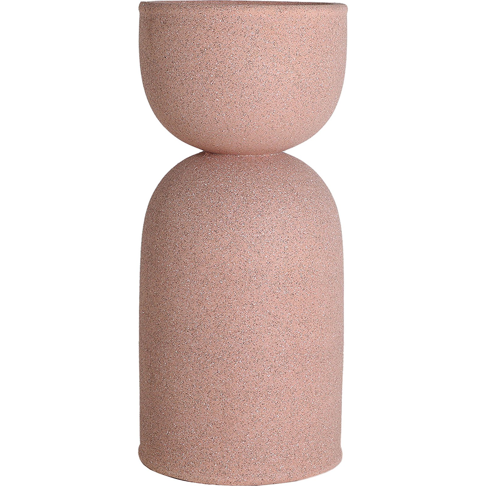 Cache Pot Design Rose En Polyresine Pour Une Touche Contemporaine - Rose Poudré Contemporain