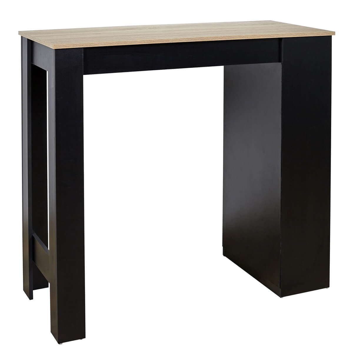 Kanpe - Table De Bar Mange-debout Avec Etagères