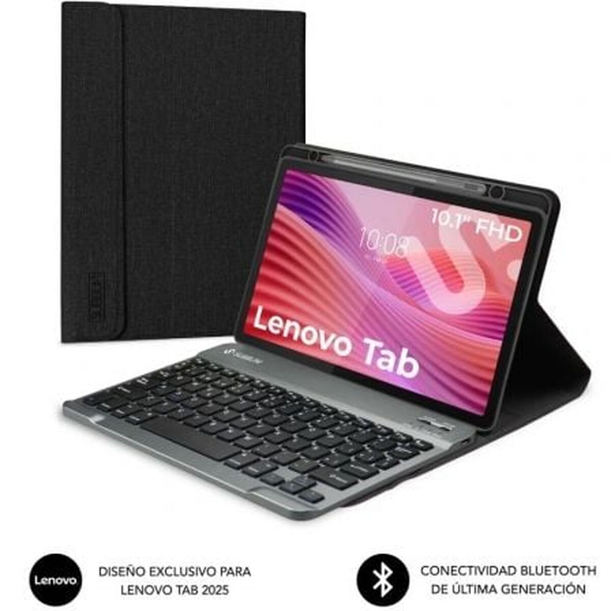 Housse Subblim Subkt3-btl320 Clavier Espagnol Qwerty Noir