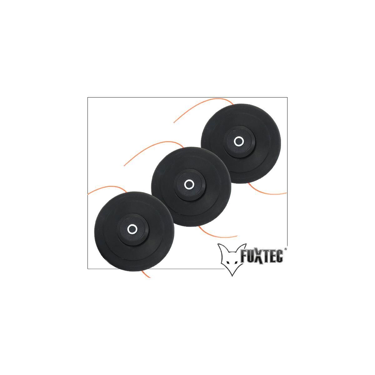Set De 3 Tête De Coupe Double Fil Pro - Fuxtec - Débroussailleuse